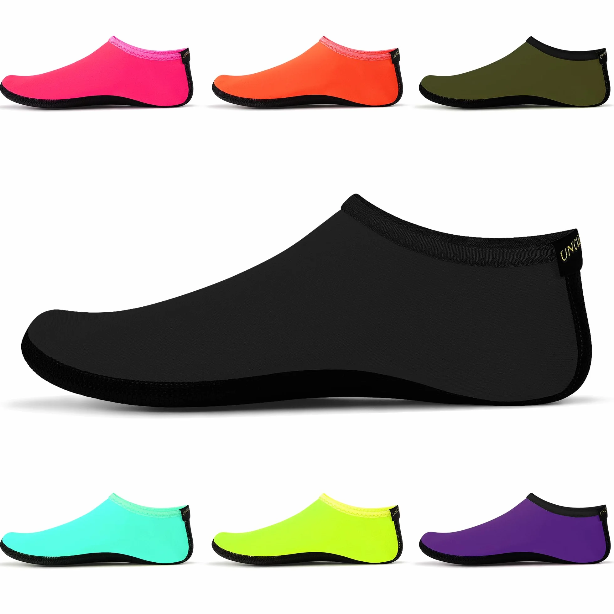 Zio Paul Calzini da Acqua Unisex Scarpe da Acqua Calzini da Yoga Spiaggia a Piedi Nudi Surf Diving Piscina per Bambini Adulti