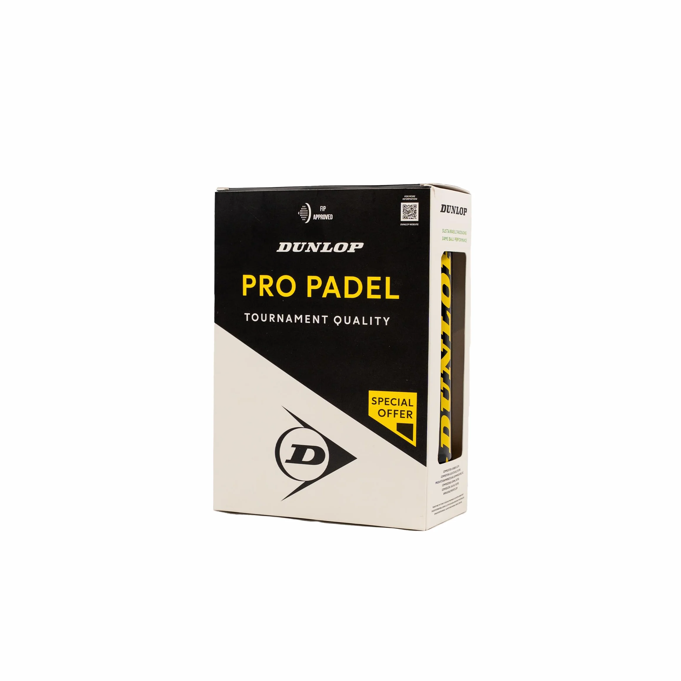DUNLOP Pro Padel Balls - Palline da padel per tornei e competizioni