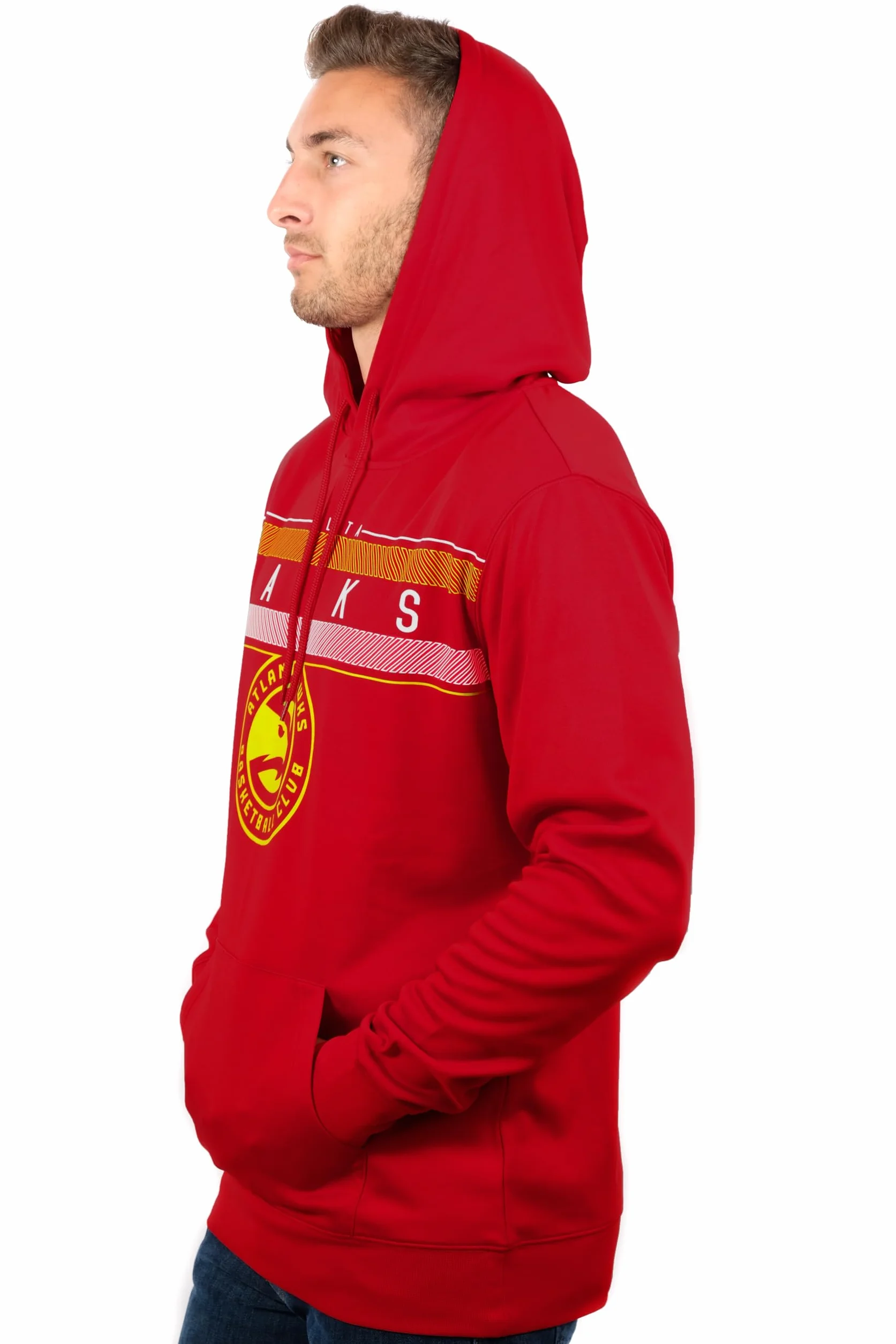 Ultra Game Felpa con Cappuccio Ufficiale NBA Midtown Super Morbida da Uomo