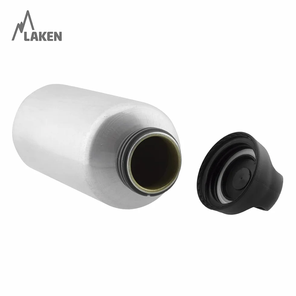 Laken Classic Borraccia Bottiglia d'acqua 1 Litro Granito Apertura Ampia Tappo a Vite con Impugnatura