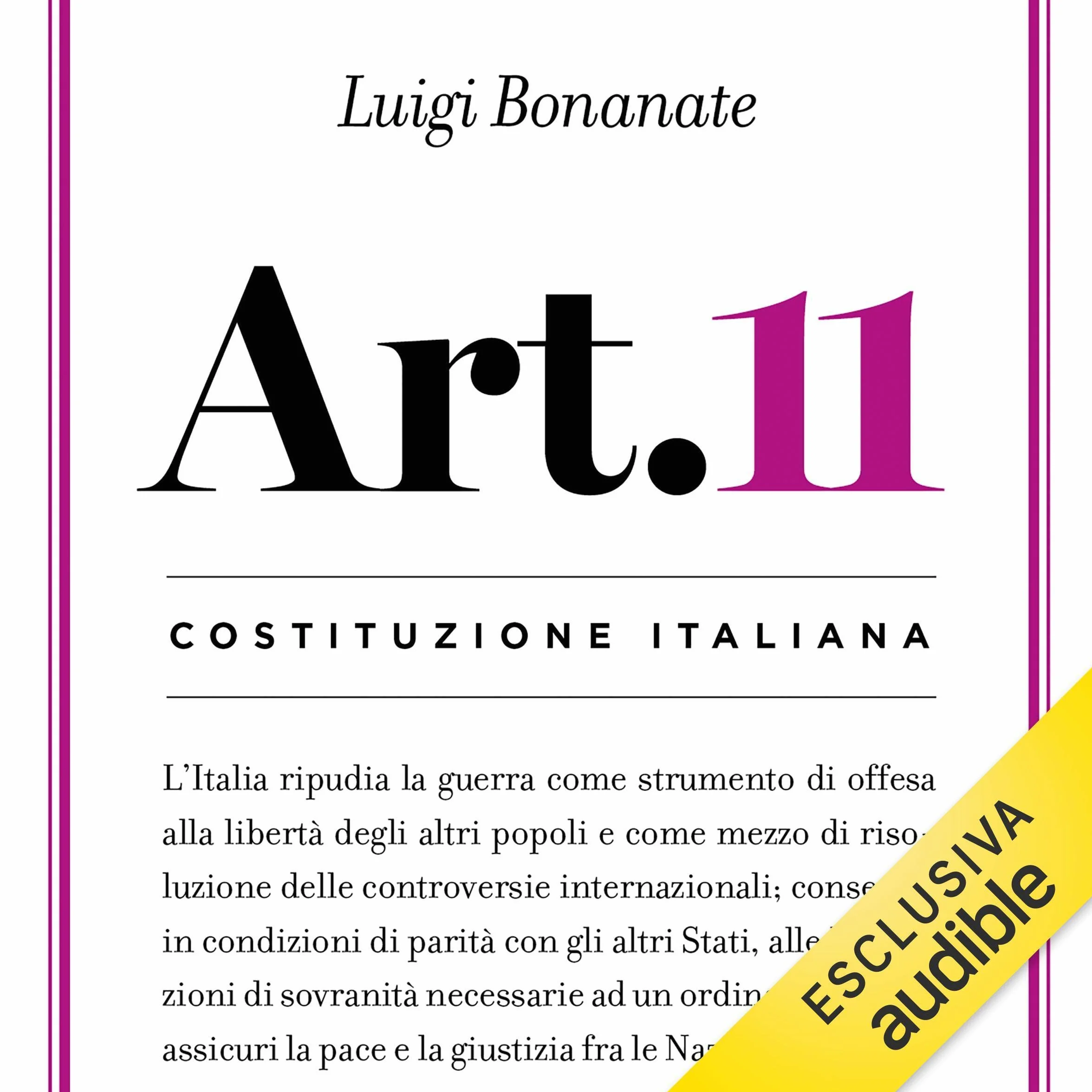 Articolo 11: Costituzione italiana