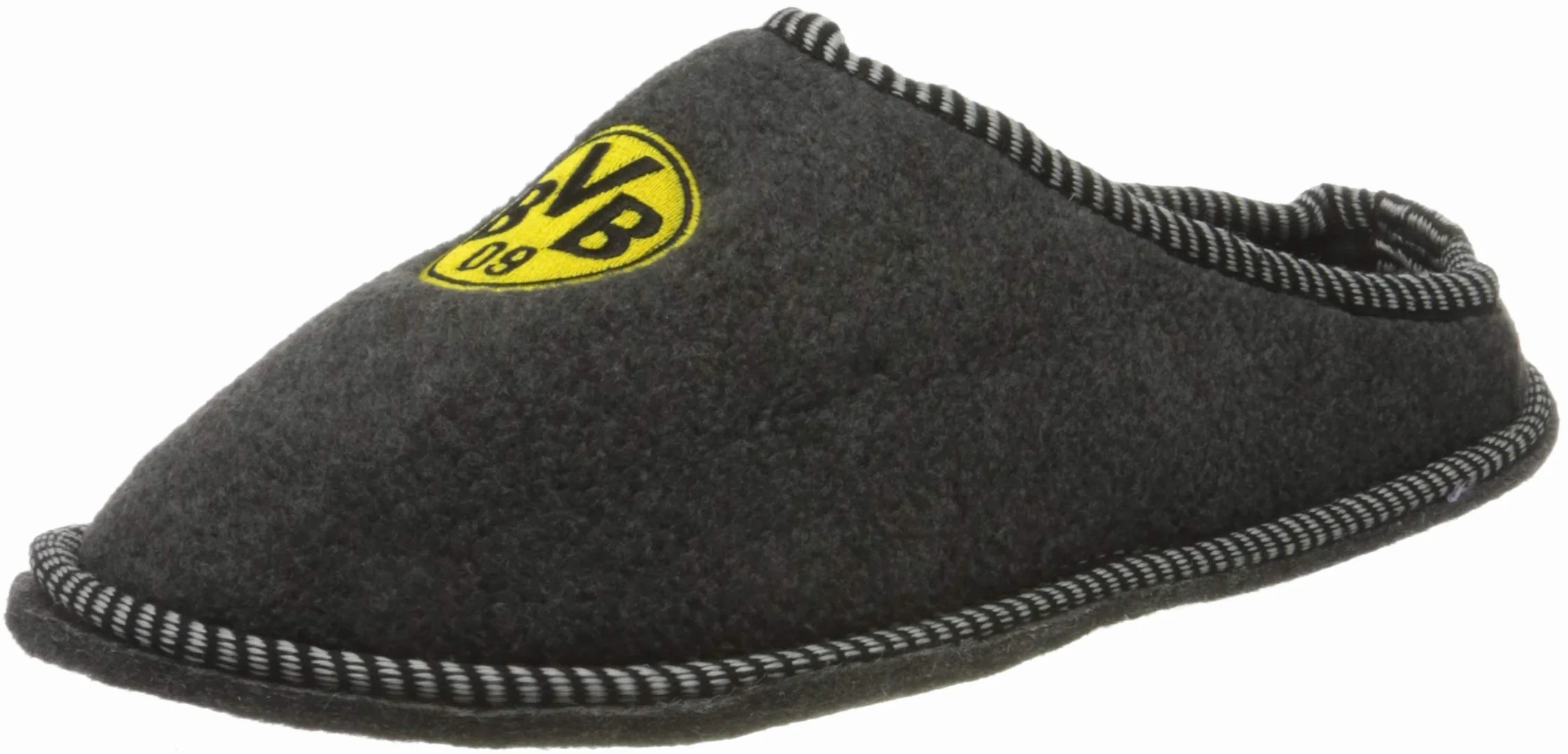 Borussia Dortmund, Pantofole Unisex - Adulto Grigio Sportivo e Morbido