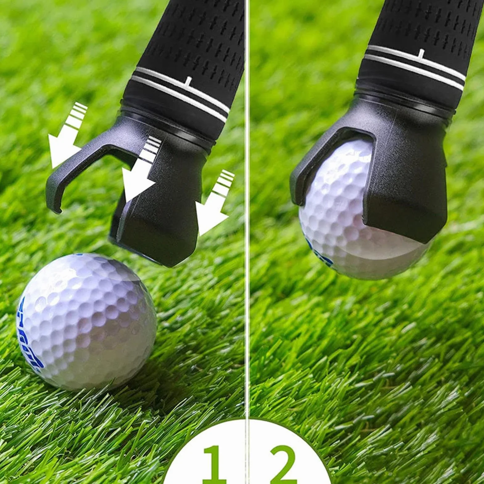 Strumento Portatile per Raccogliere Palline da Golf per Putter, Accessorio Allenamento