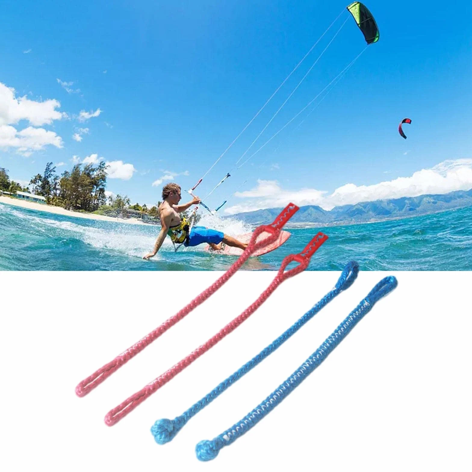 Rockible 4X Trecce Universali per Kitesurf Forniture di Ricambio per Aquiloni