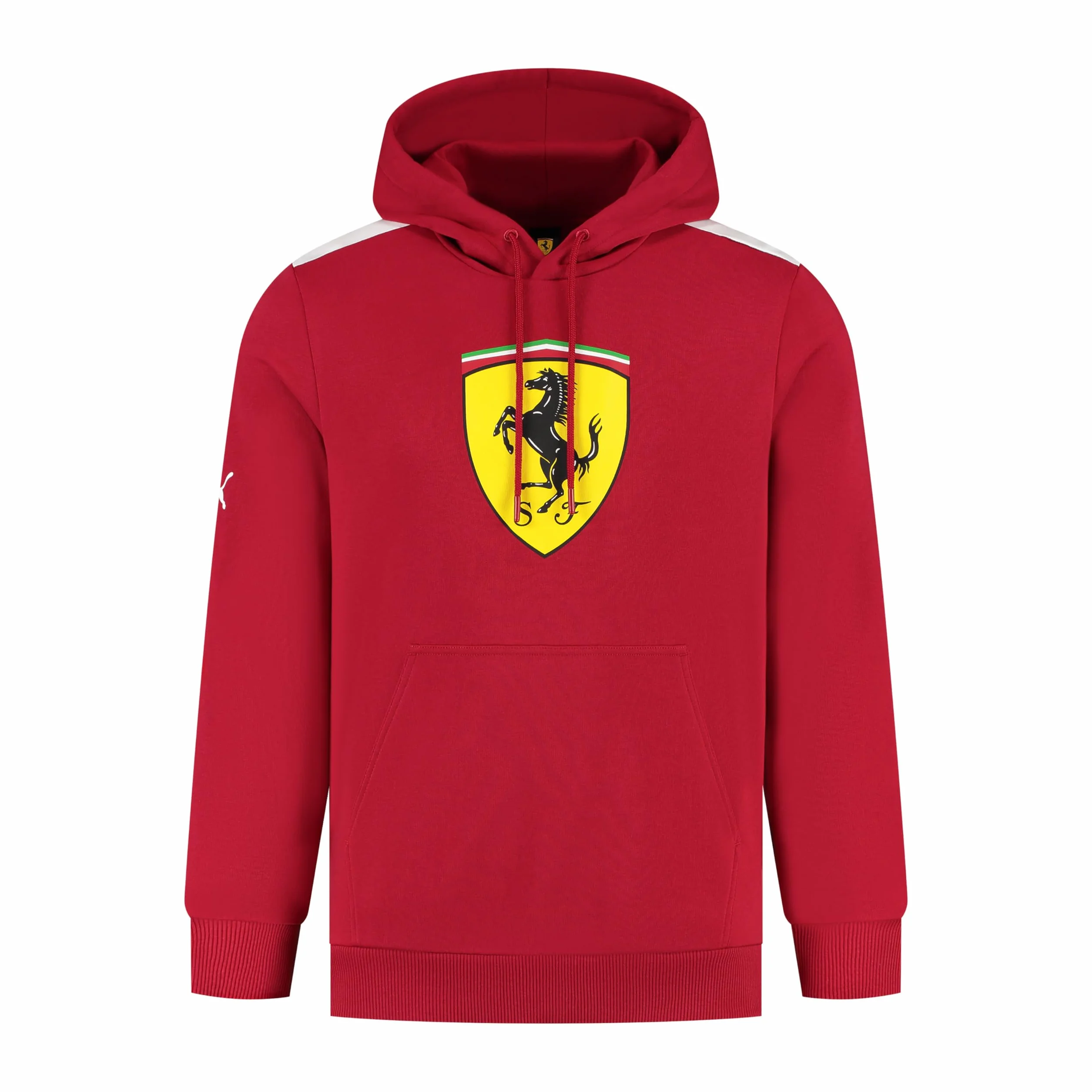 PUMA Scuderia Ferrari F1 Felpa con Grande Logo Scudetto sul Petto