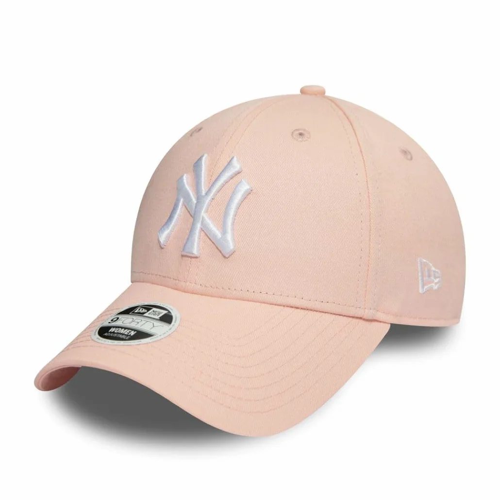 New Era Wmn Essential 940 New York Yankees Optic White Women's Cap, White, One Size