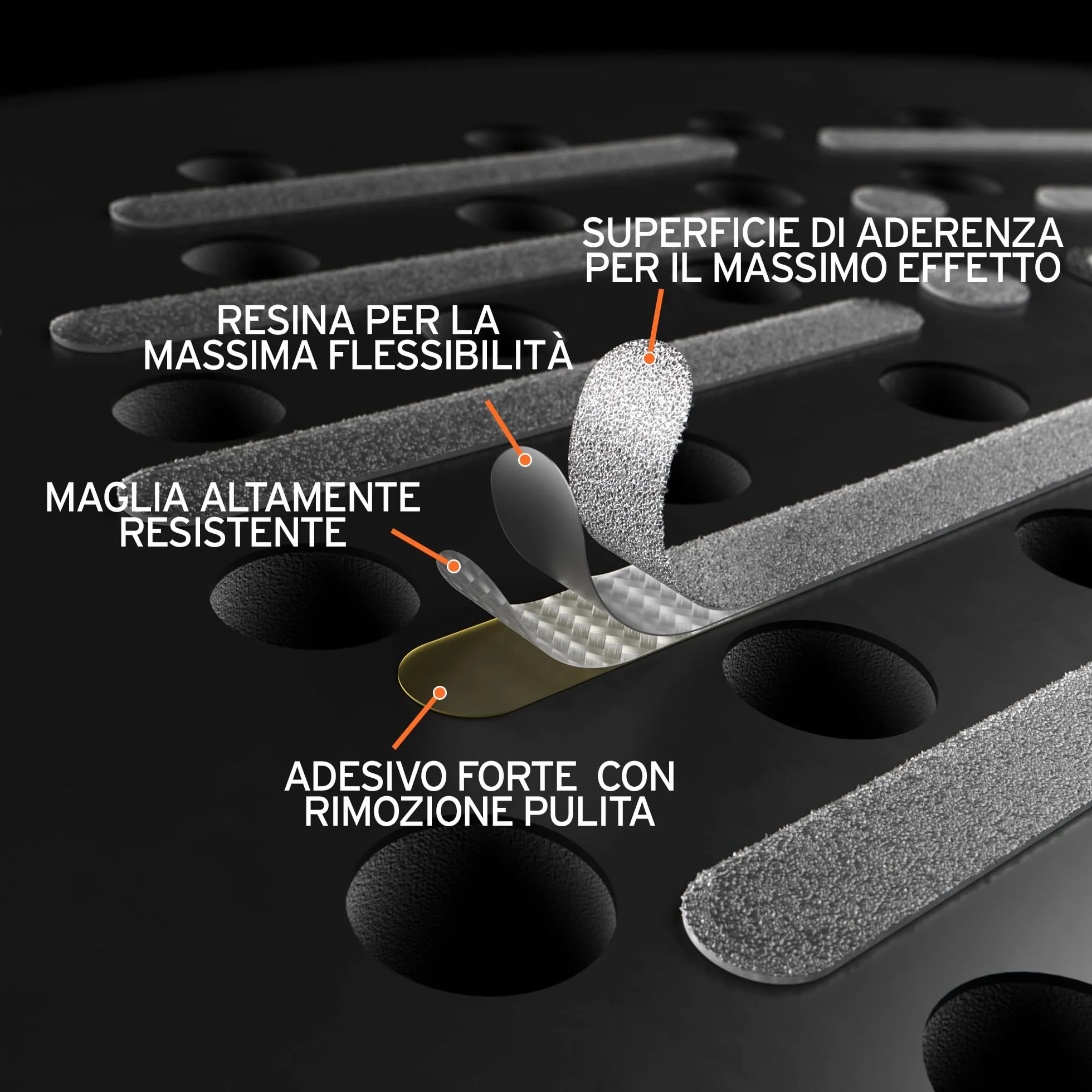 Rezztek Pro Spin Strips per Racchetta da Padel – Accessorio per Migliorare Giro e Controllo