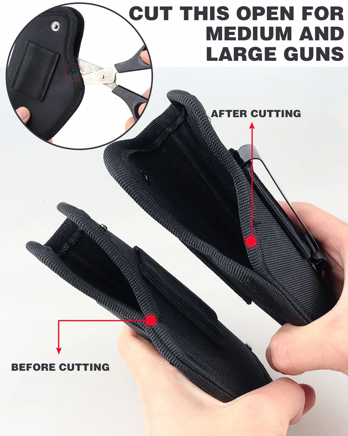 Fondina da cintura per pistola universale tattica borsa vita
