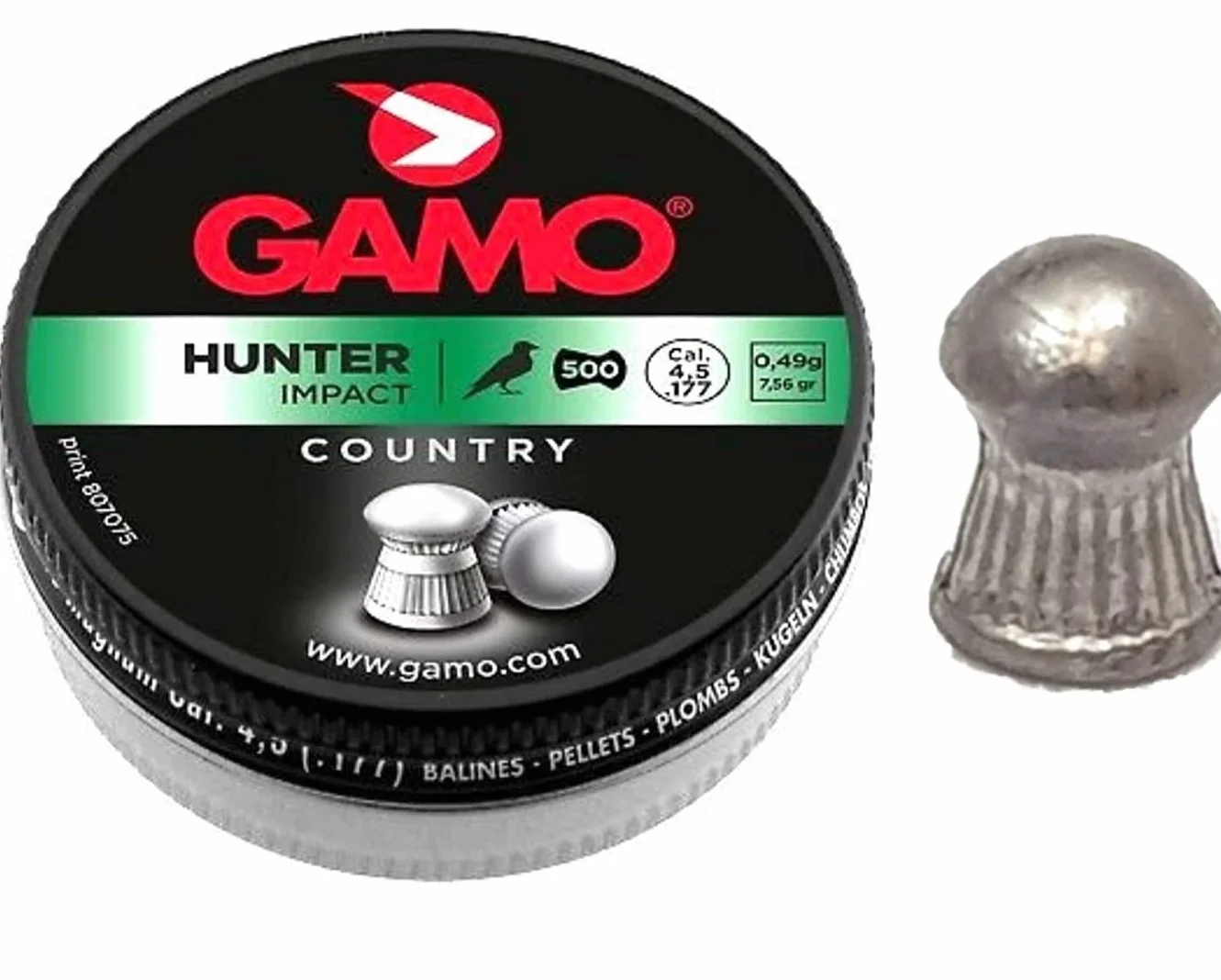 PALLINI PIOMBINI 4.5 mm hunter do karabinu pistoletu CO2