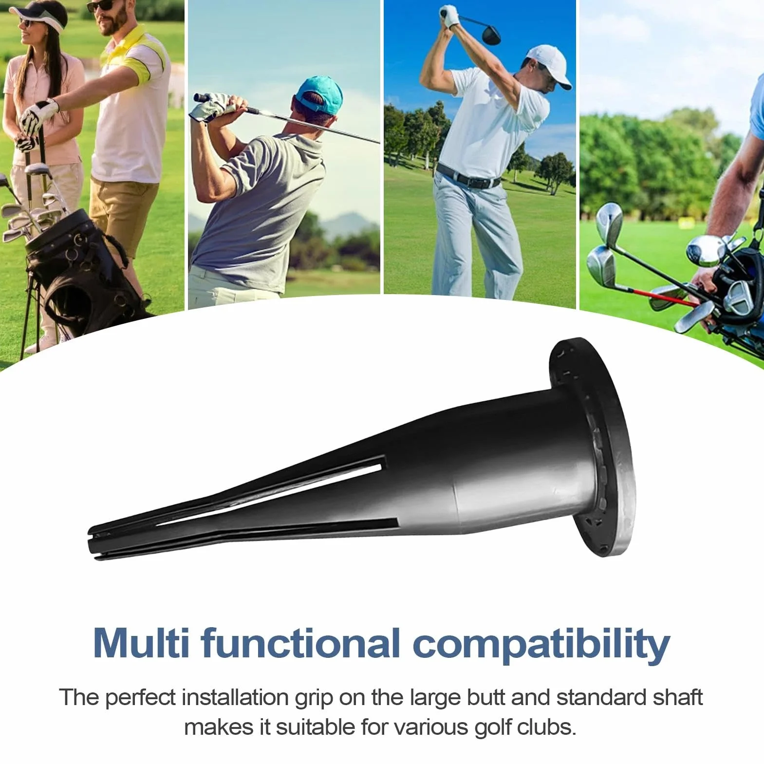 Golf Club Grip Installer Remover Tool Reusable Shaft Puller Portable Clip Repair Accessories