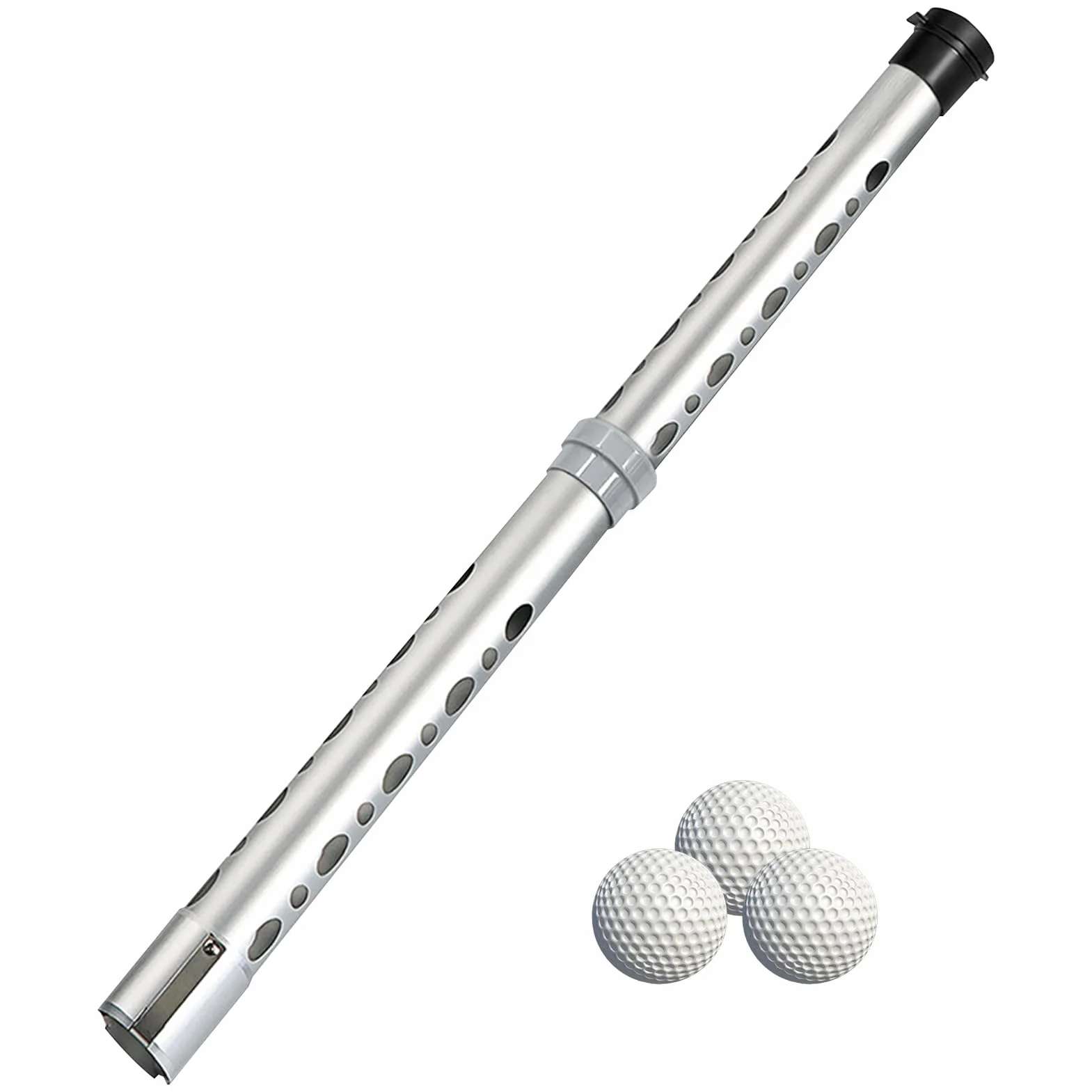Aluminiowy tubus do zbierania piłek golfowych, profesjonalny
