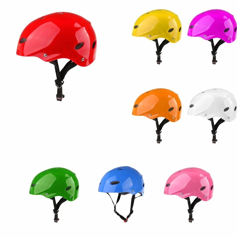 Casco di sicurezza Sport acquatici Wakeboard Kayak Canoa Barca Surf L Rosso