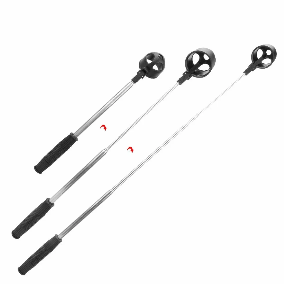 Ball Retriever per Palline da Golf Portatile Retrattile con Strumento di Bloccaggio Automatico