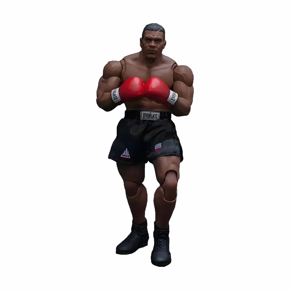Action figure del campione di boxe|Modelli del personaggio di Tyson e accessori|3 sculture di teste 3 cinture|Oggetti da collezione per appassionati di boxe|regalo di compleanno