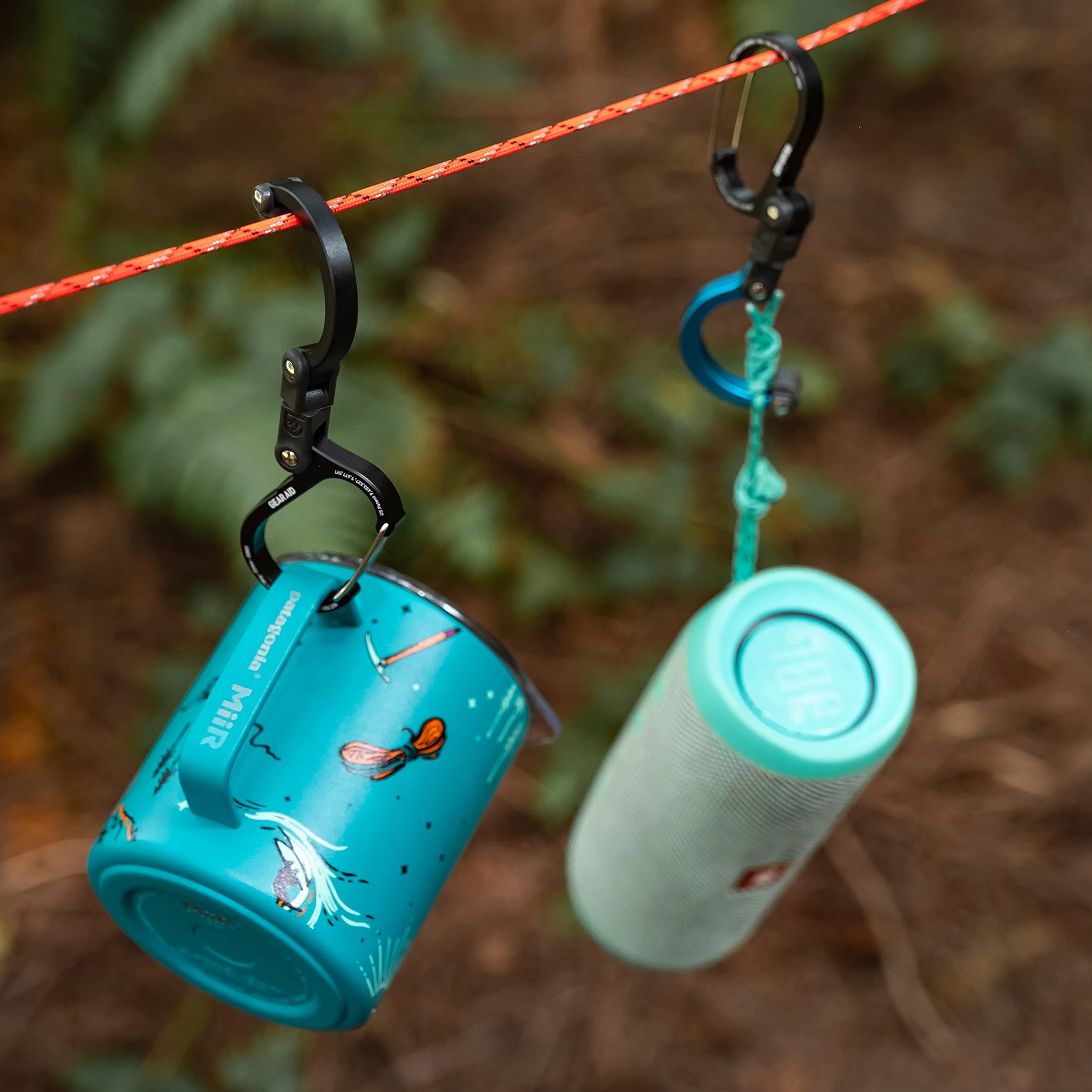 GEAR AID HEROCLIP Mini Moschettone e Gancio per Appendere Borse