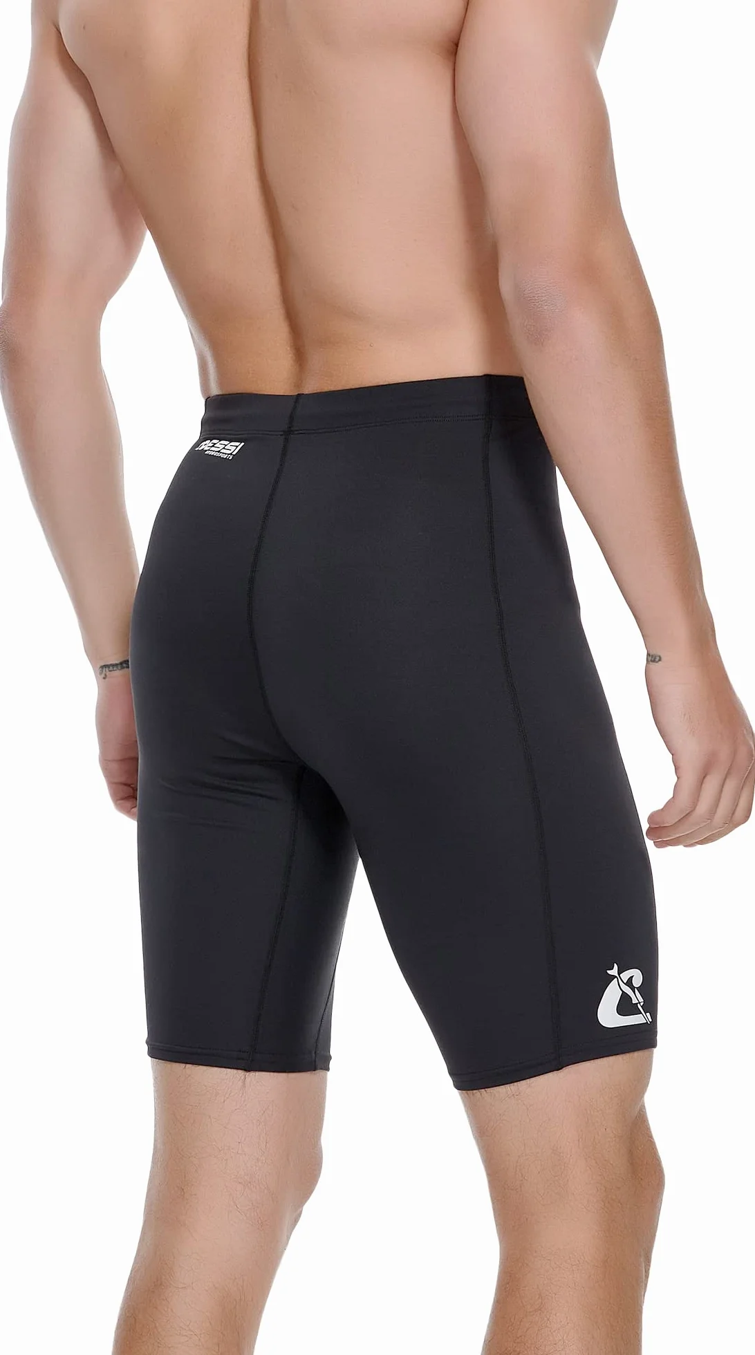 CRESSI Armor Rash Guard Shorts - Pantaloncini Rash Guard Neri Protettivi per SUP e Sport Acquatici