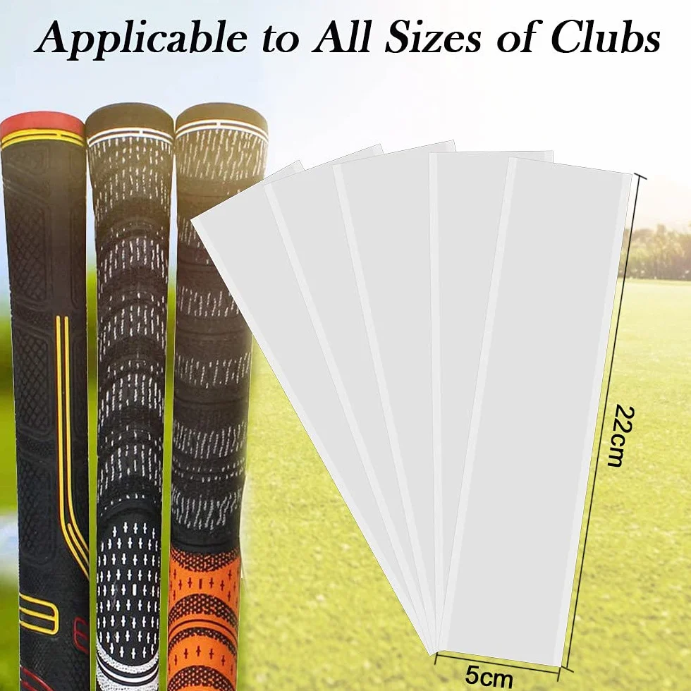 Nastro biadesivo per impugnatura da golf 15 strisce 22 x 5 cm kit riparazione