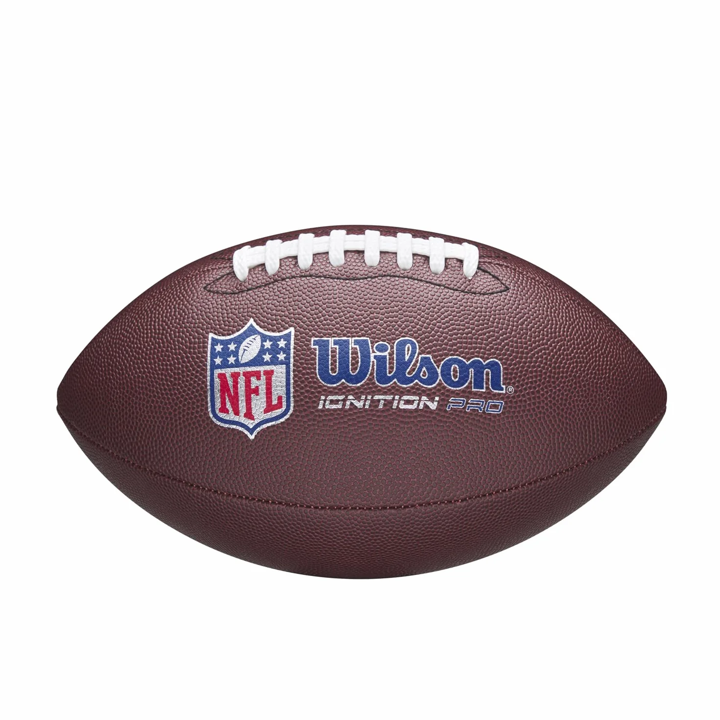 Wilson Pallone da Football NFL Ignition Pro Eco, In Pelle Composita con Tecnologia Pressure Lock, Marrone, Misura Ufficiale