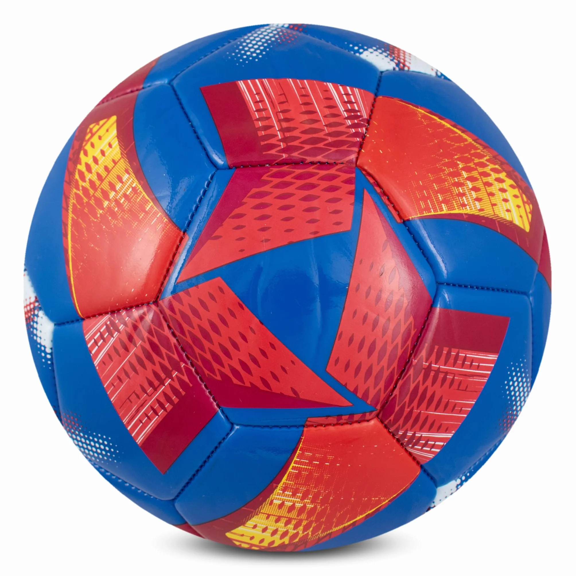 Hy-Pro Pallone da calcio con licenza ufficiale FC Barcelona, taglia 3, design a spirale, merchandising Barca, allenamento, collezione per bambini e adulti