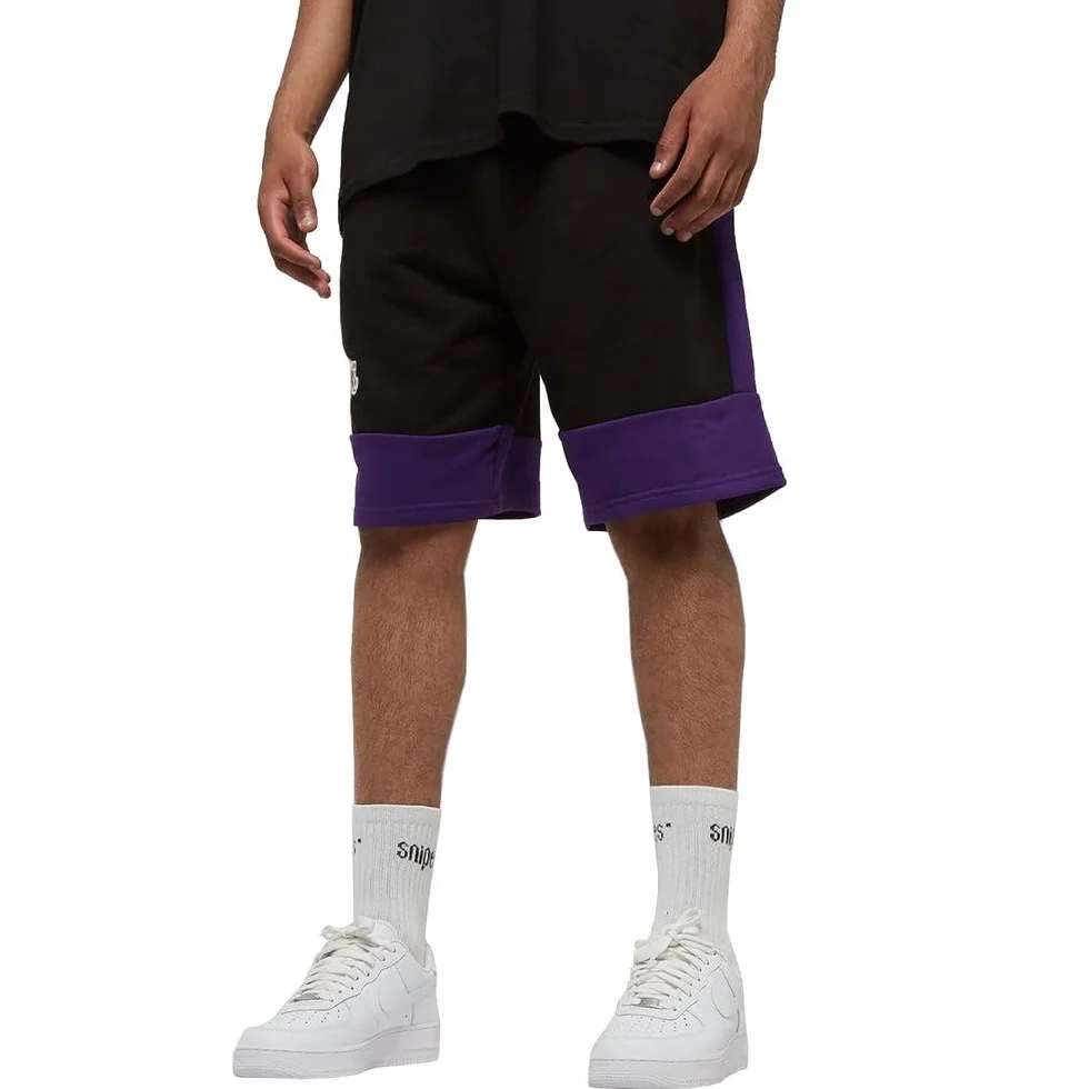 New Era - NBA Colour Block Los Angeles Lakers, Pantaloncini Uomo
