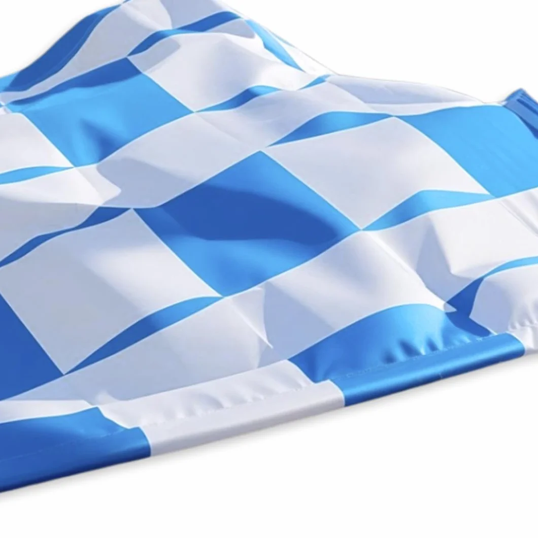 NARAMAKI Napoli Bandiera a Scacchi Bianco e Azzurri 90x150cm con Passante per Asta - Bandiera Italiana - Tifosi - Calcio (Bandiera Scacchi)