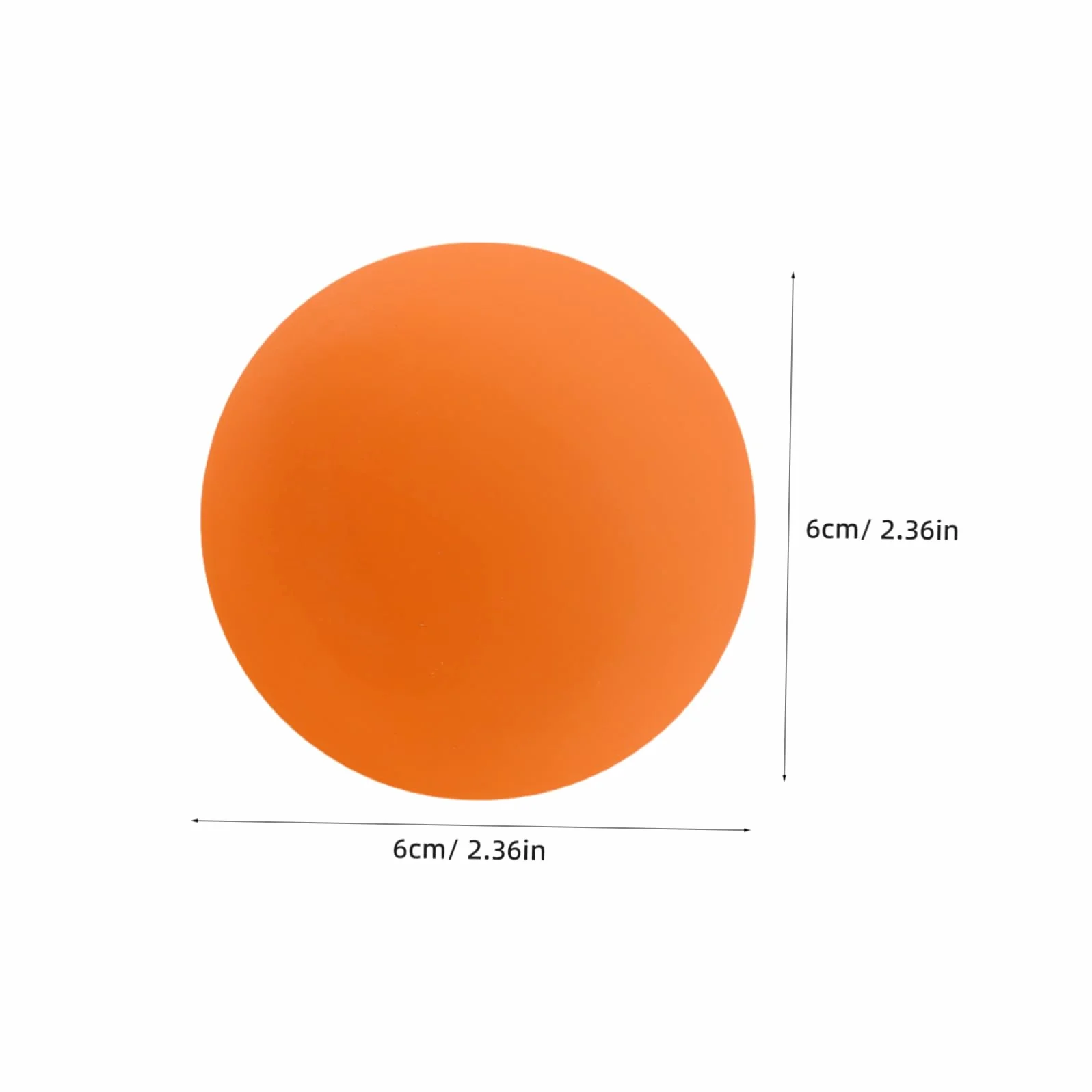 ifundom 4 Palline da Squash in Gomma per Allenamento Rimbalzanti per Bambini Arancioni