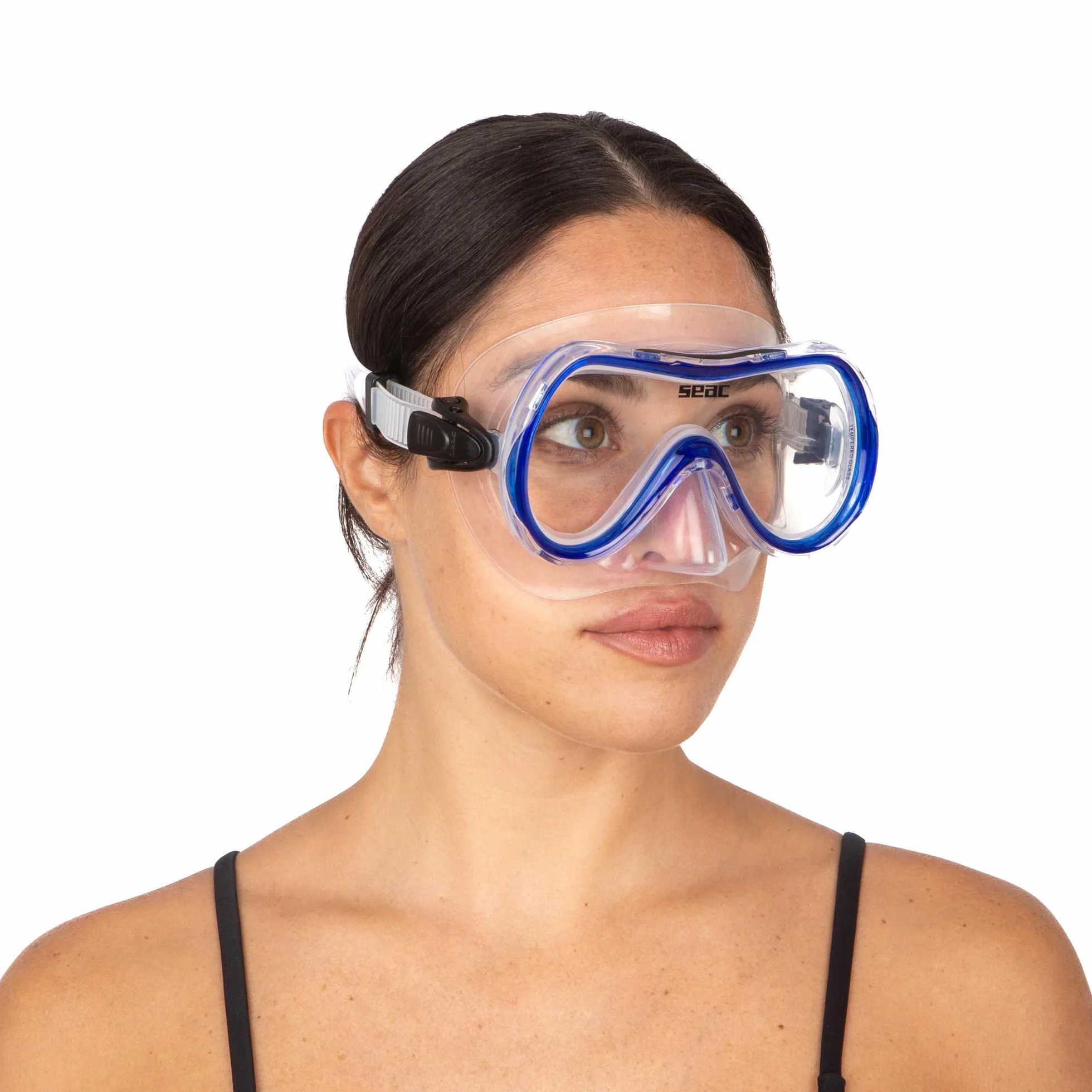 Seac Salina SLT, Maschera Subacquea per Uomo, Donna e Bambini in silicone, Ideale per Snorkeling