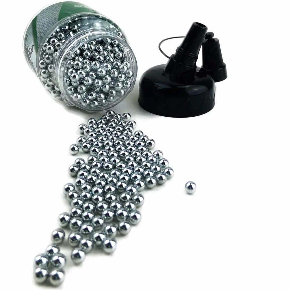 FOXCUP JSTactical Flacone 1000 pallini metallici 6 mm 0,90 gr per pistole