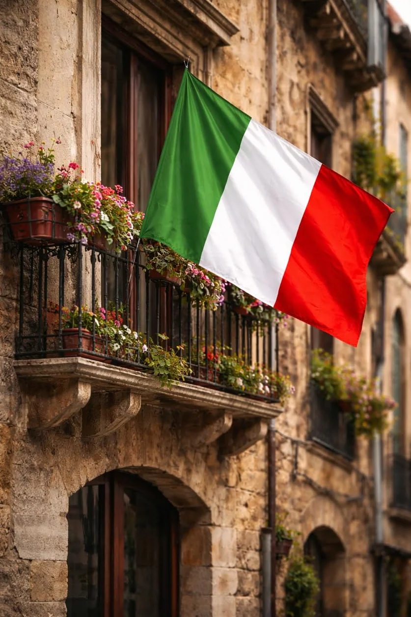 Bandiera Italiana 90x150cm Tricolore Verde Bianco Rosso Poliestere