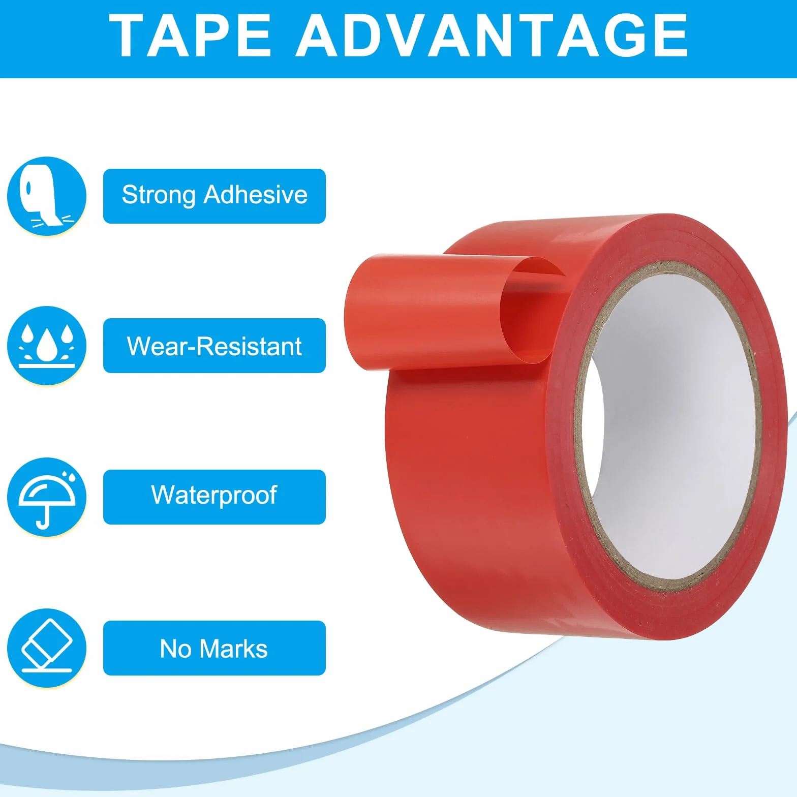 PATIKIL Pickleball Court Tape Temporaneo Pickleball Court Lines Multiuso Court Tape