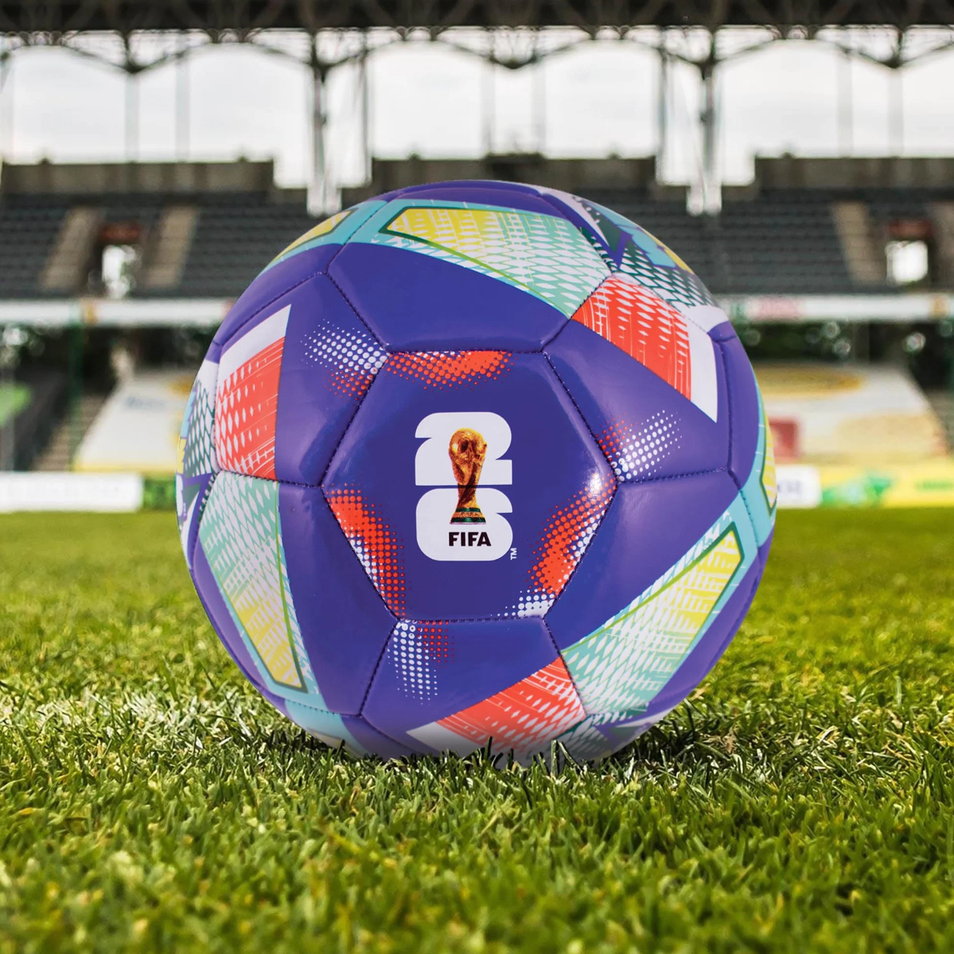 Hy-Pro Pallone da Calcio Taglia 5 FIFA Coppa del Mondo 2026 Ufficialmente Concesso in Licenza