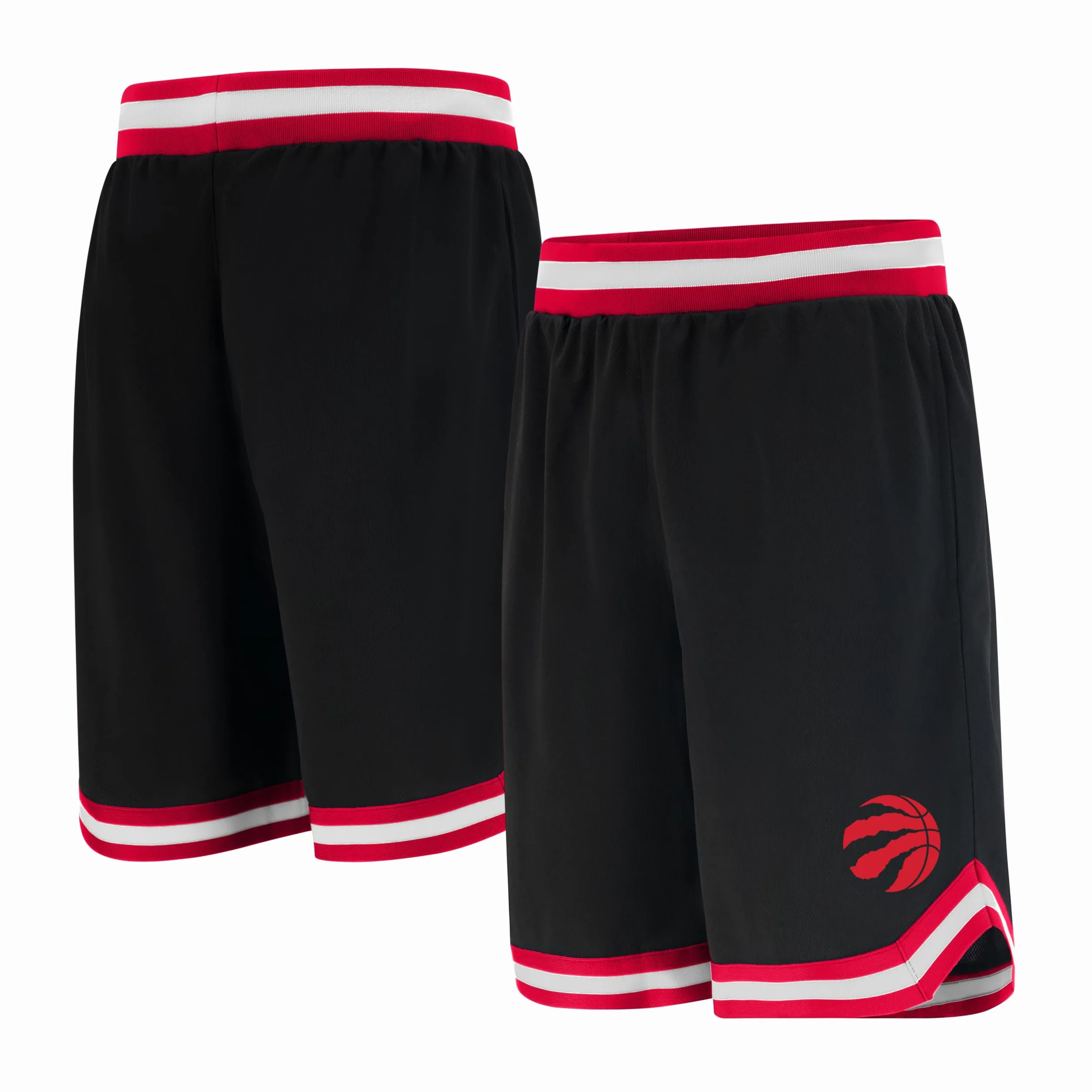 Ultra Game UNK NBA GSM3547F NBA Woven Team Logo Poly Mesh Basket Shorts Nero, Large