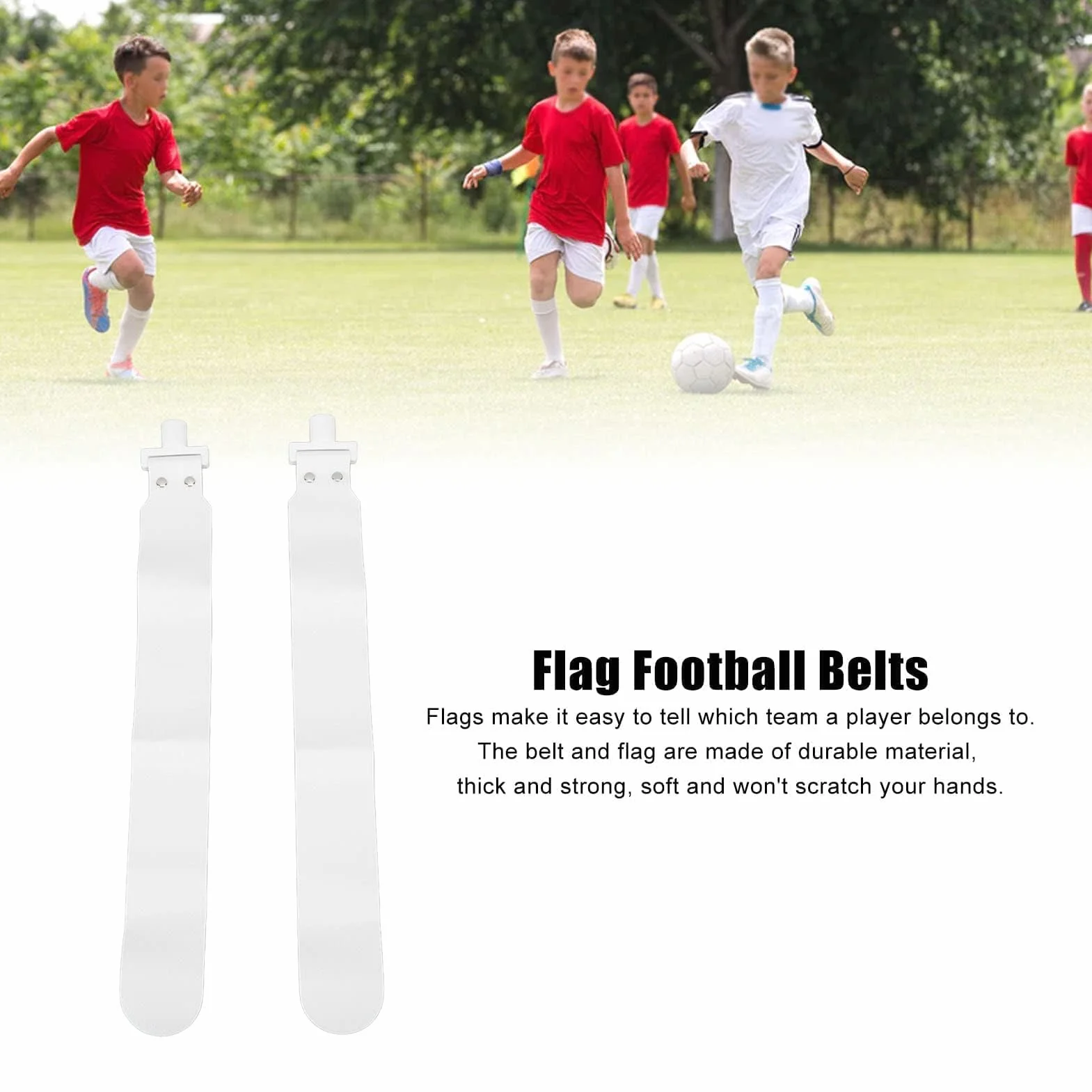 HERCHR Kit 5 bandiere regolabili per calcio in polipropilene attrezzatura allenamento