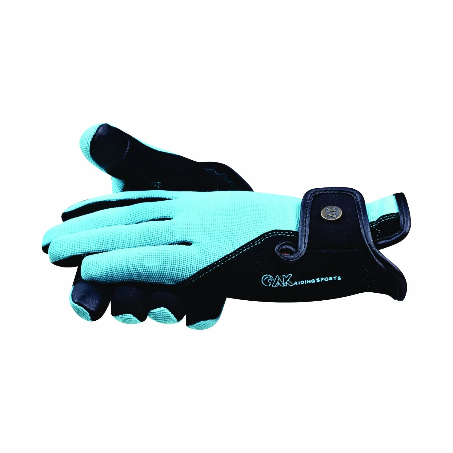 AK Fine Tech Micro Suede Horse Riding Gloves AKRS-8484 (2XL, Azure)