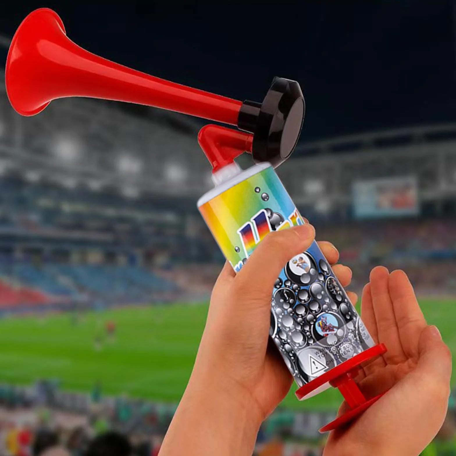 Tromba da Stadio 2 PCS Air Horn Clacson a Gas per Partite di Calcio Eventi Sportivi