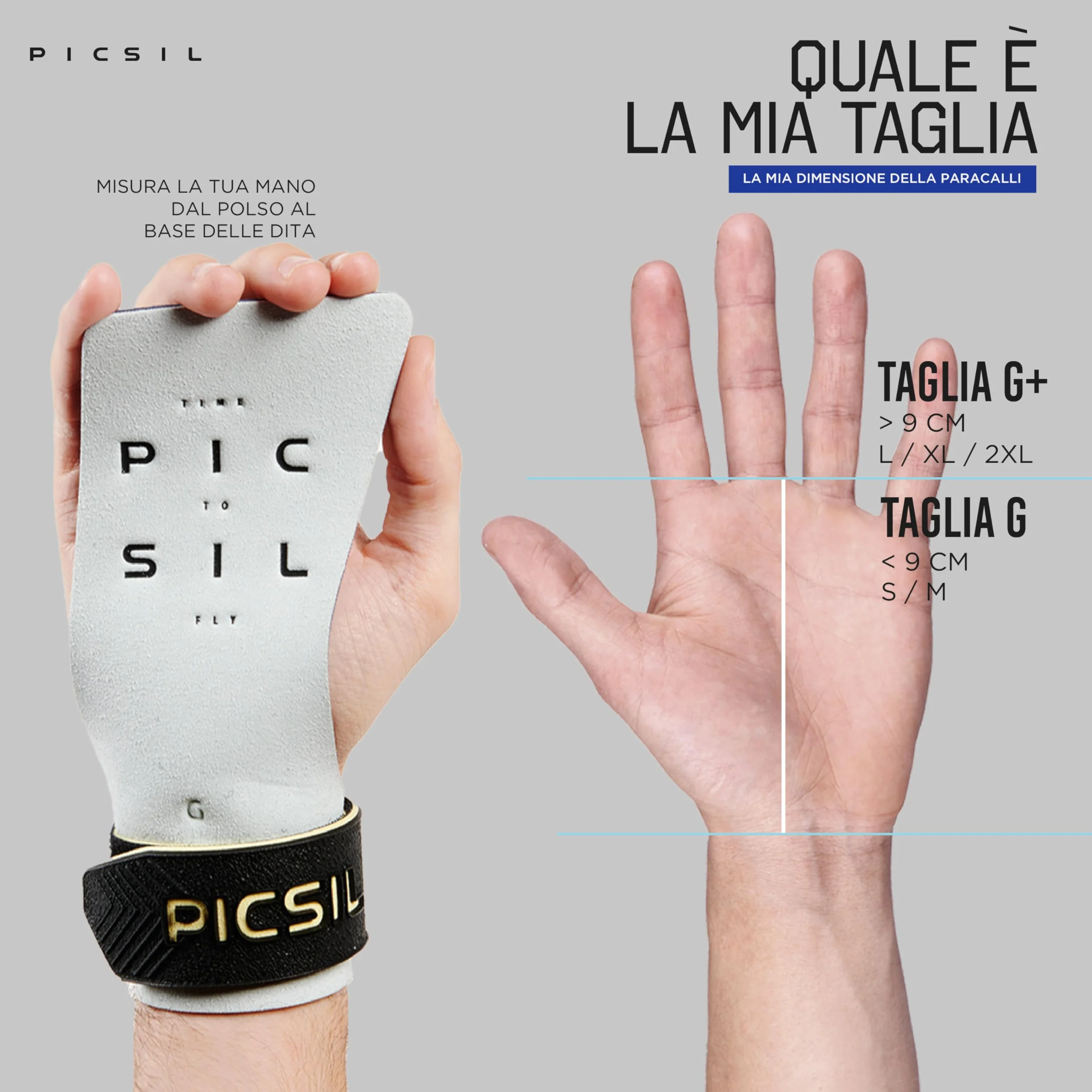 PICSIL Paracalli Condor Grips Professionali Protezione Mani Magnesite Cross Training Calisthenics Fitness Ginnastica