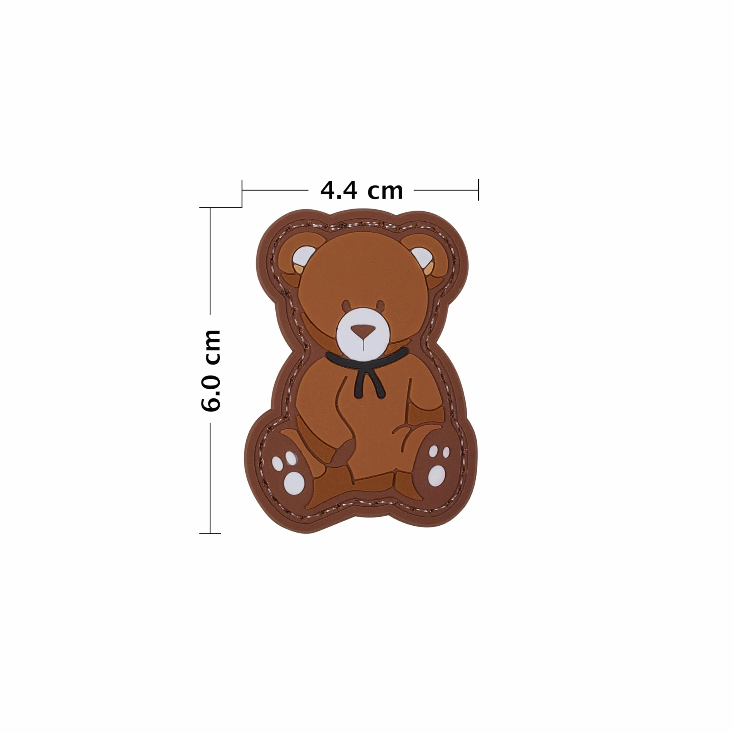 Toppa in gomma con retro adesivo, personalizzabile per zaini tattici e giubbotti da cross training e palestra (Teddy Bear)