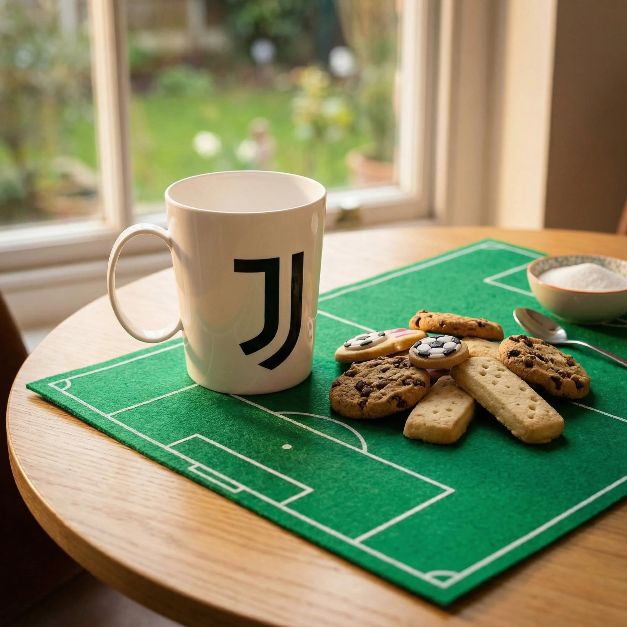 ILS I LOVE SHOPPING Tazza Ufficiale Bicchiere in plastica 360ml per Microonde con manico Tifoso BPA-free Made in Italy JUVENTUS