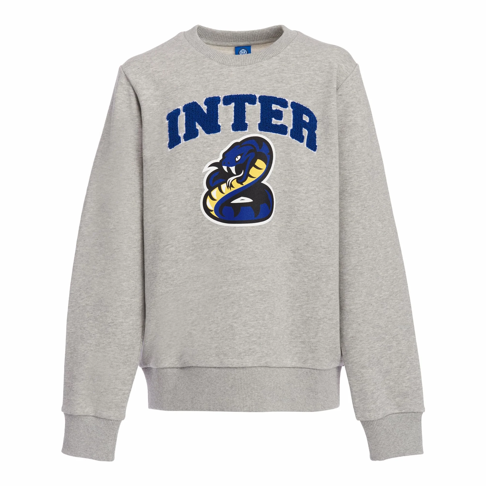 Inter T-Shirt, Adulto-Unisex, Prodotto Ufficiale, Design con Biscione Collezione Esclusiva Back to Stadium, 100% Cotone, Adatta a Tutti i Tifosi Nerazzurri