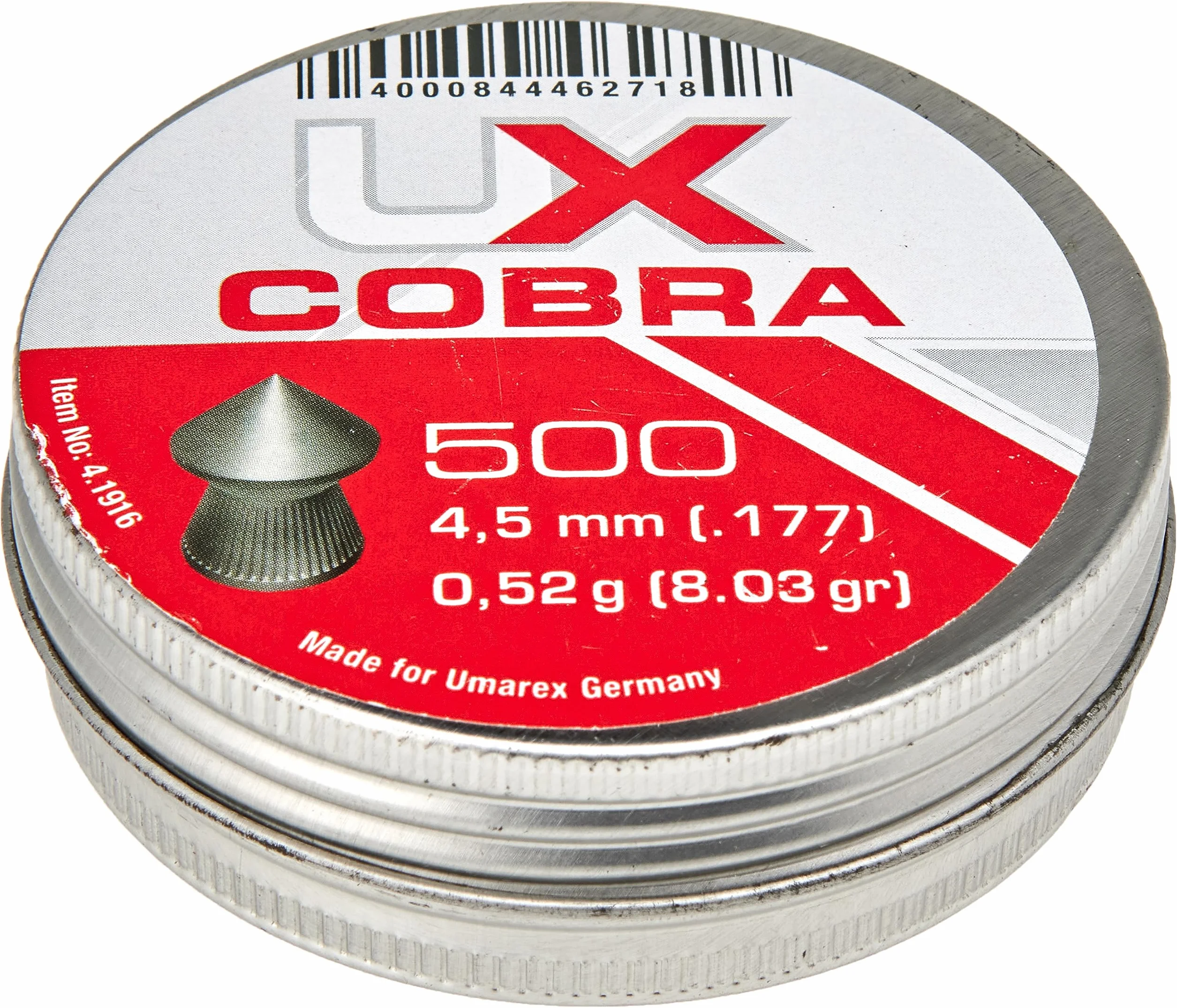 Umarex Piombini 4,5 mm Diabolo Cobra superperforanti set 500