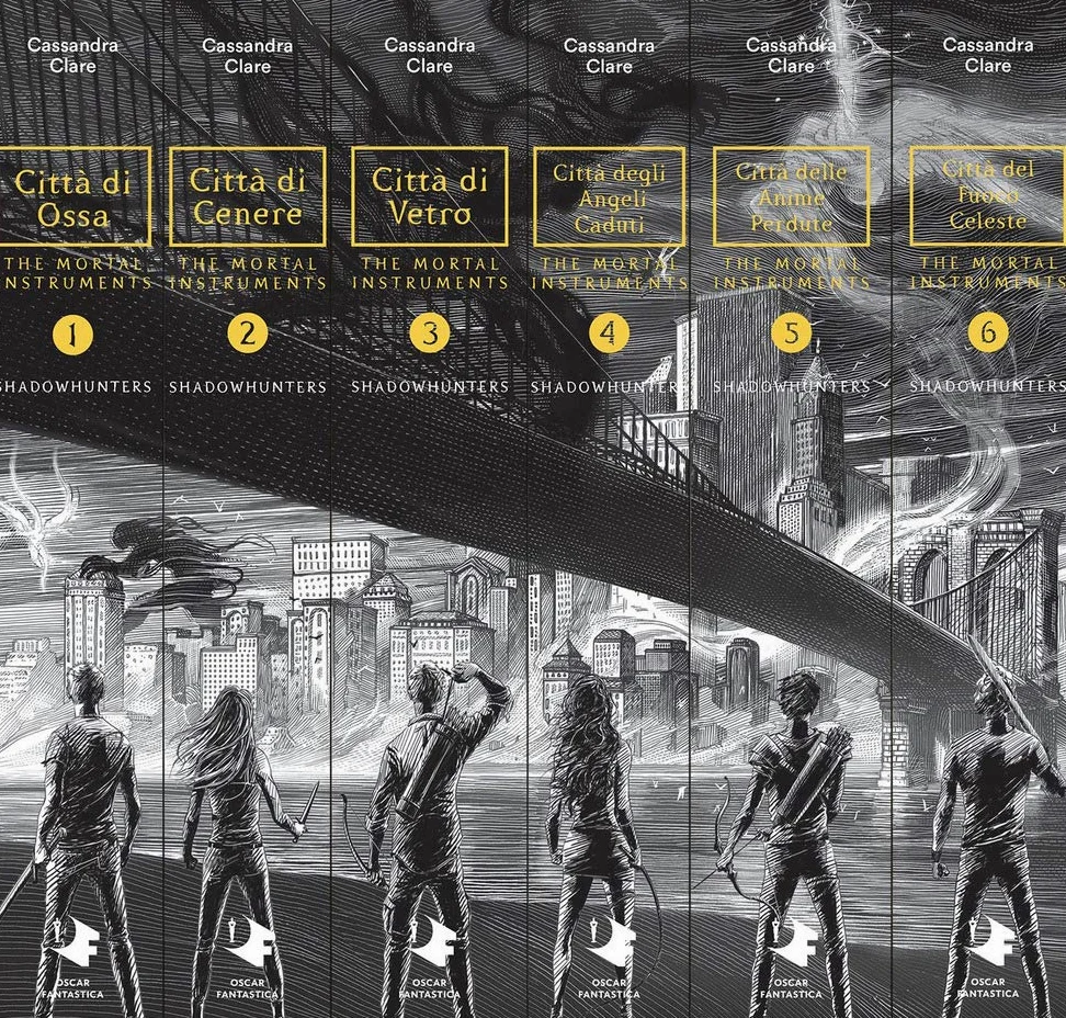 Shadowhunters. The mortal instruments: Città di ossa-Città di cenere-Città di vetro-Città degli angeli caduti-Città delle anime perdute-Città del fuoco celeste