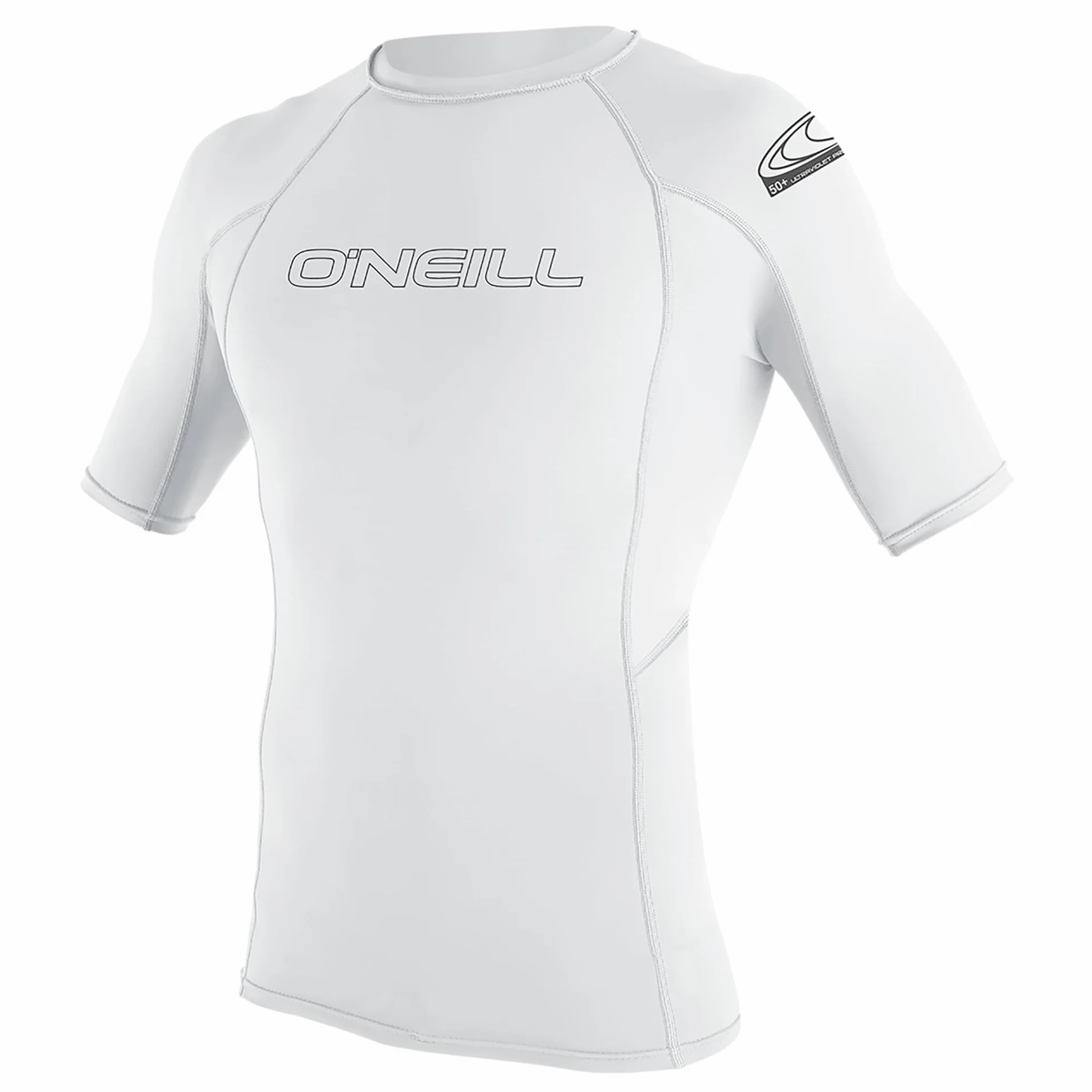 Oneill Wetsuits – Maglia da muta da uomo Basic Skins Crew Rash Vest, a maniche corte