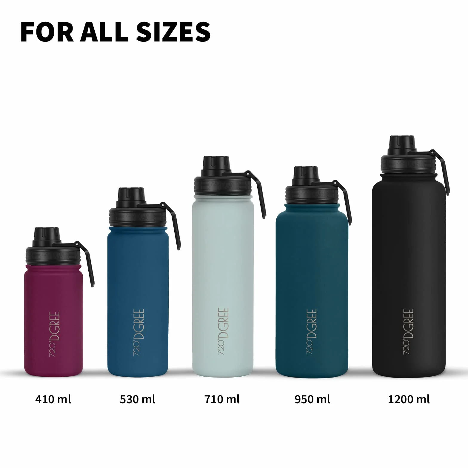 720°DGREE Guarnizione di Ricambio Coperchio Sportiva beverino Acciaio Inox noLimit