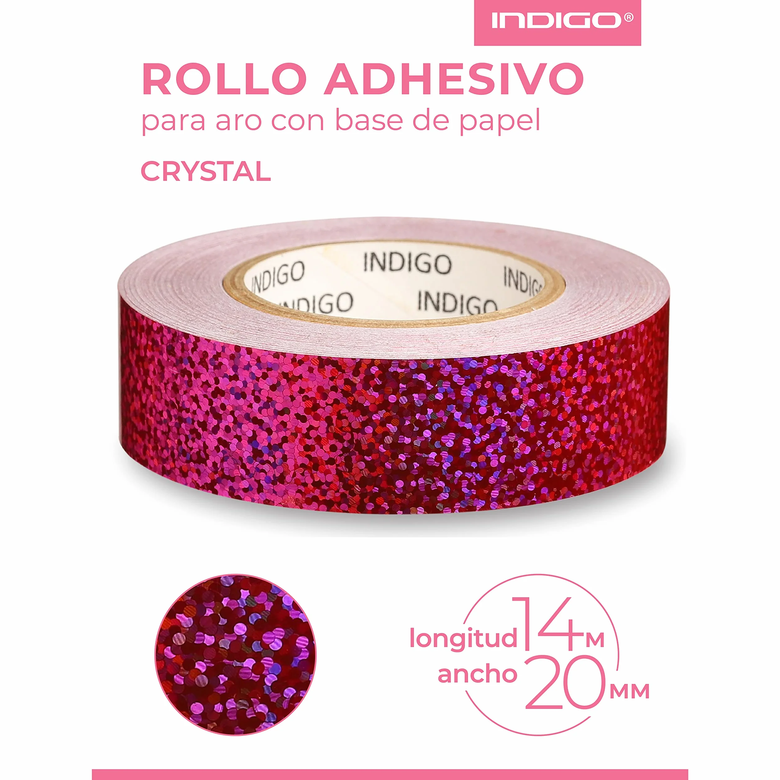 DRUNA Nastro Adesivo per Ginnastica Ritmica Crystal Indigo