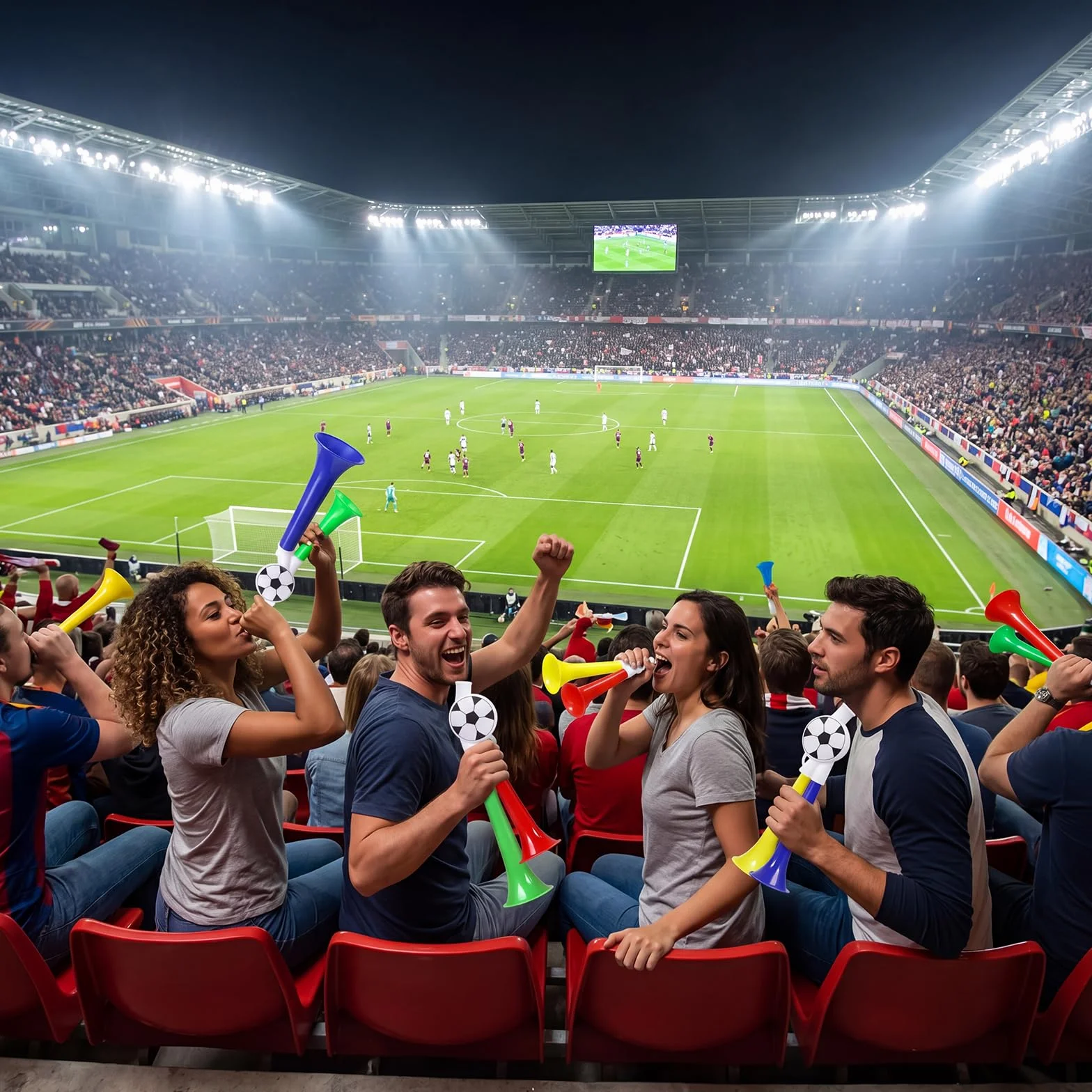 Tromba Ad Aria Compressa Portatile, Tromba Pneumatica con Pompa per Eventi Sportivi e Feste