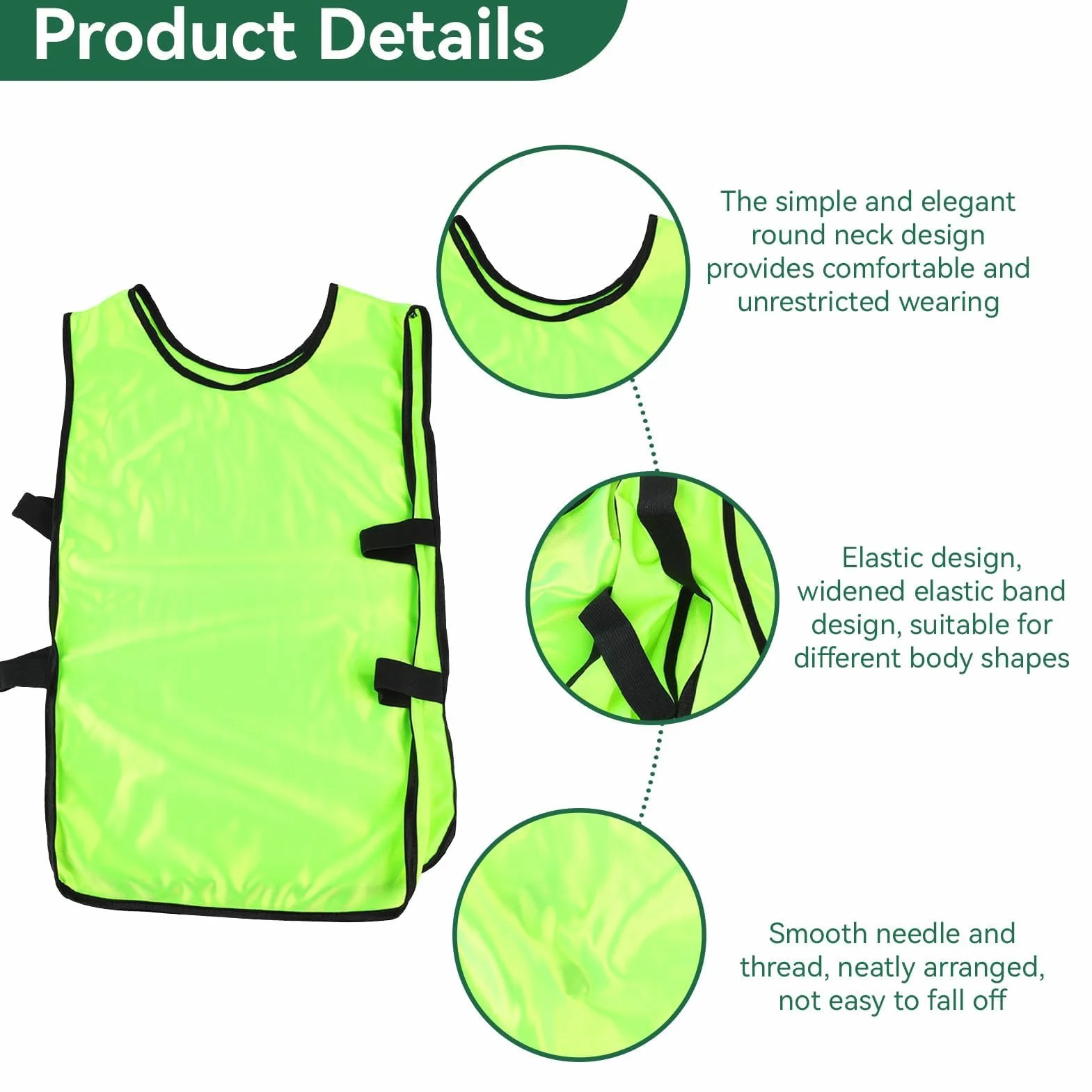 Agatige Gilet da Allenamento Calcio 5 Pezzi Scrimmage Squadra Pratica Maglia Bambino Giovani Sport