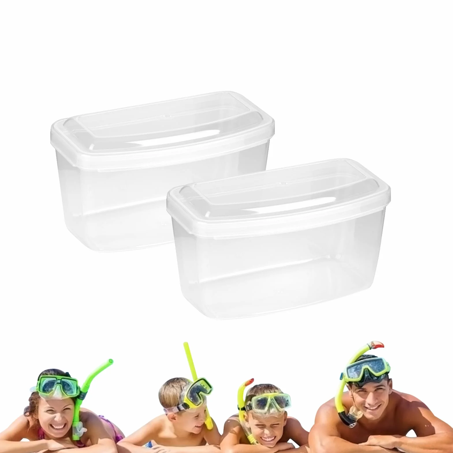 Topyond Portamaschera Subacquea Box Rigido Custodia PP per Snorkeling Maschera e Boccaglio