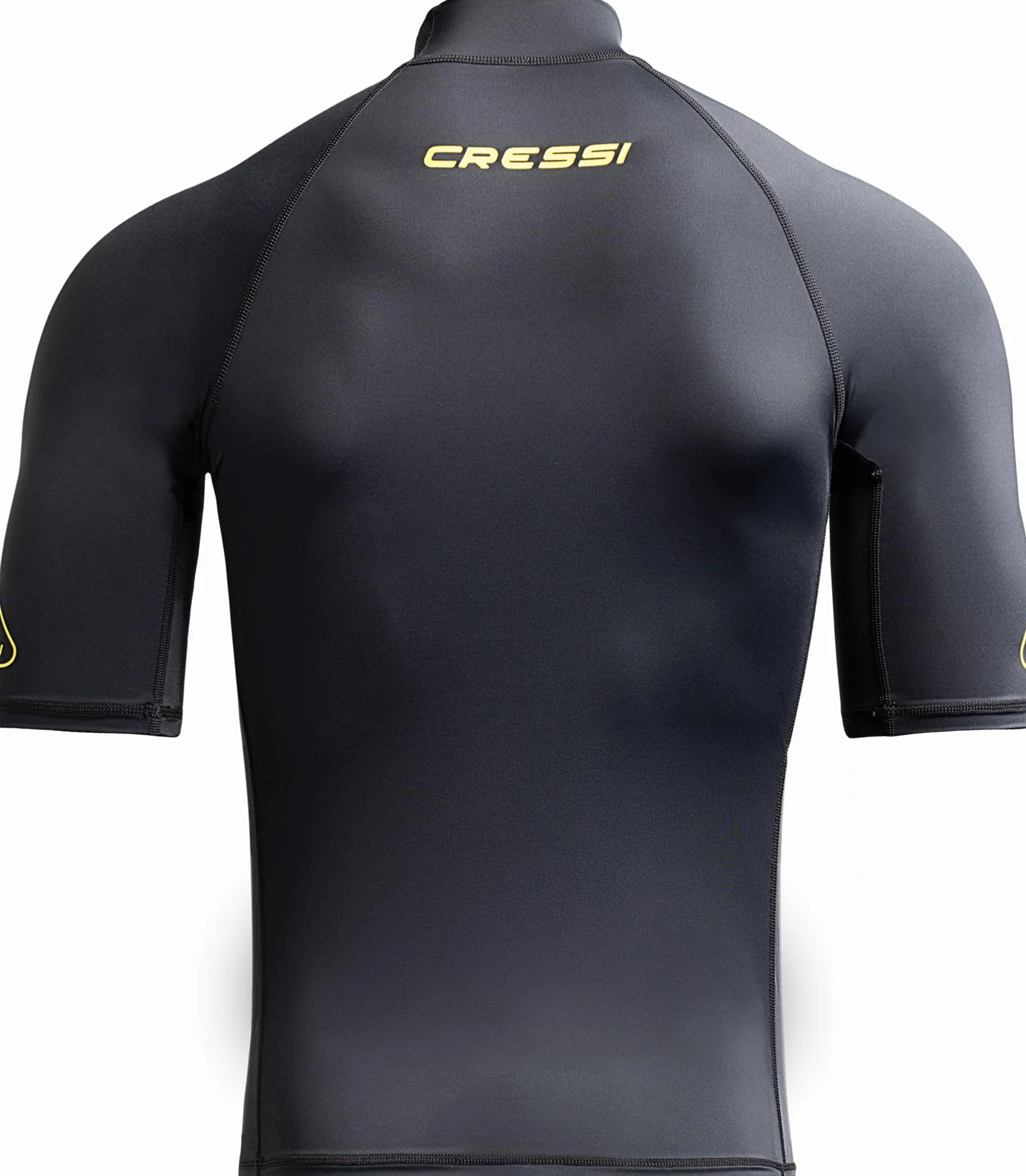Cressi Sentinel Man Rash Guard a Maniche Corte Protezione Solare UPF 50+ Quick Dry Nuoto Surf Immersioni Pesca Spiaggia Piscina e Sport Acquatici Uomo