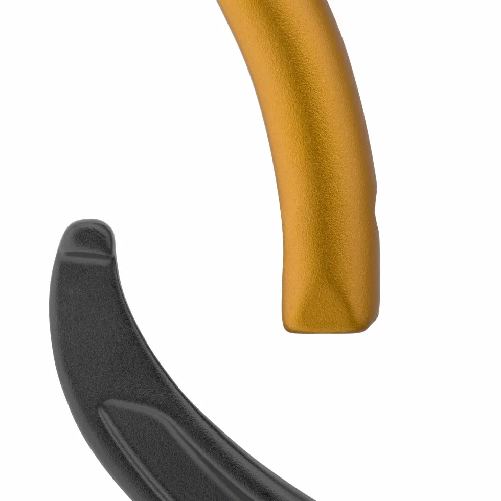 SALEWA Ortles Bent Carabiner, Black/Irish Green