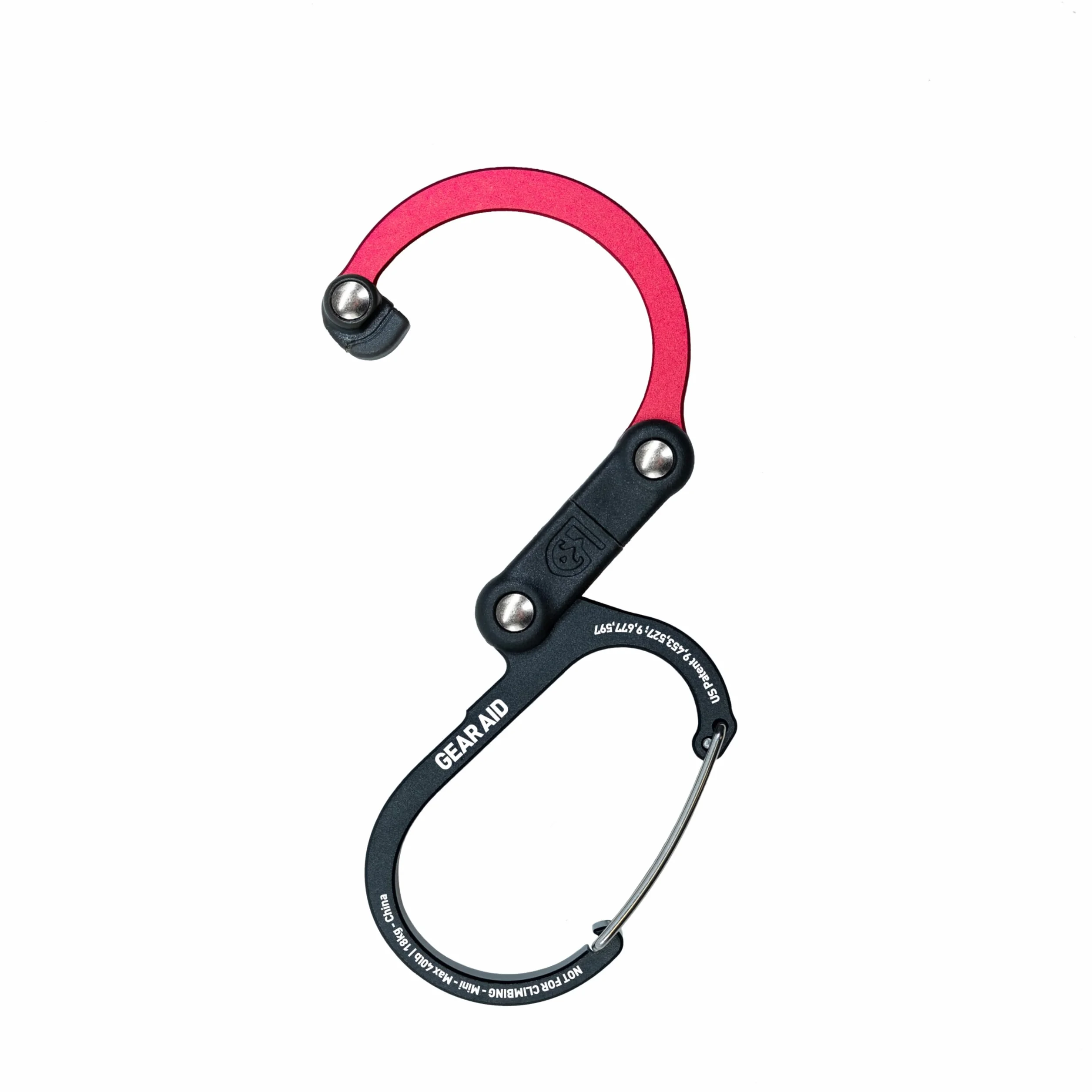 GEAR AID HEROCLIP Mini Moschettone e Gancio per Appendere Borse